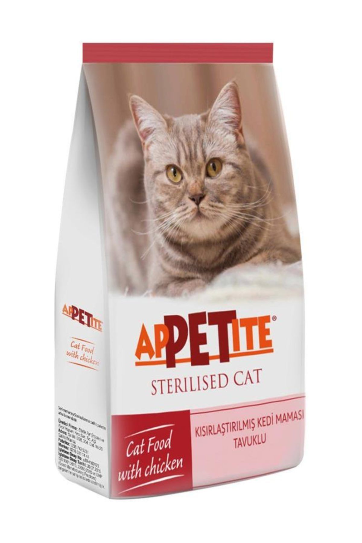 Appetite Sterilised Tavuklu Kısırlaştırılmış Kedi Maması 15 kg