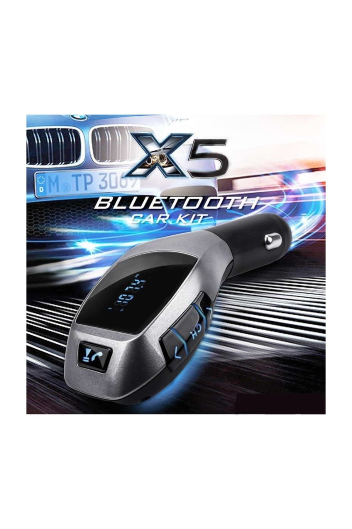 Skygo X5 Bluetooth Araç Kiti Fm Transmitter