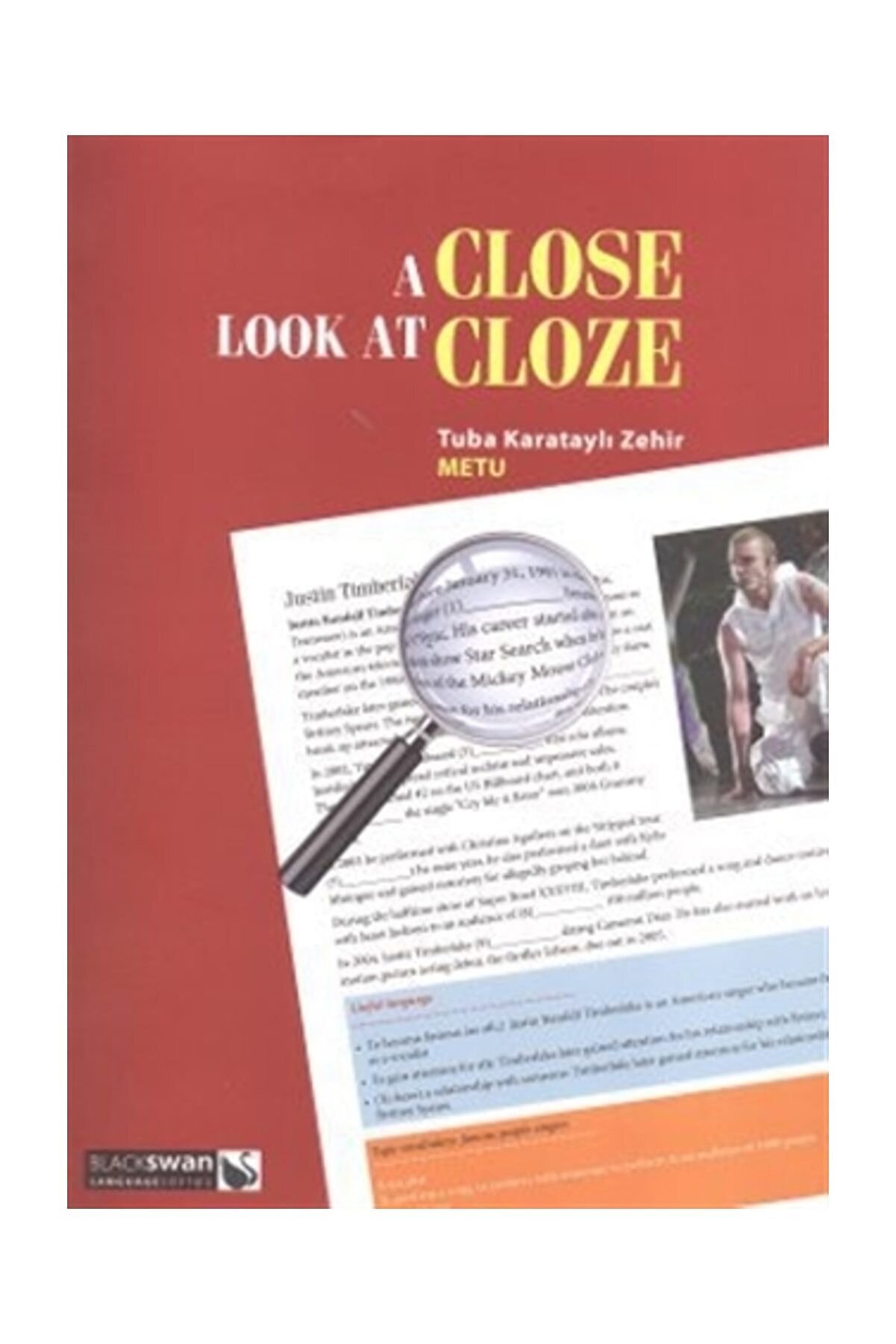 Blackswan Publishing House A Close Look At Cloze - Tuba Karataylı Zehir