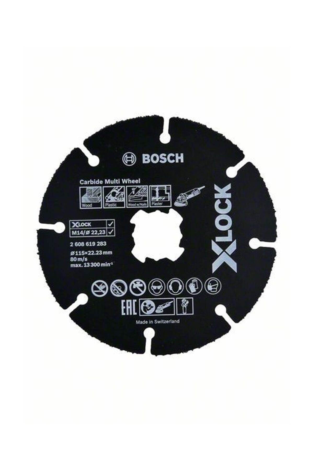 Bosch X-LOCK Carbide Multi Wheel 115 mm Disk