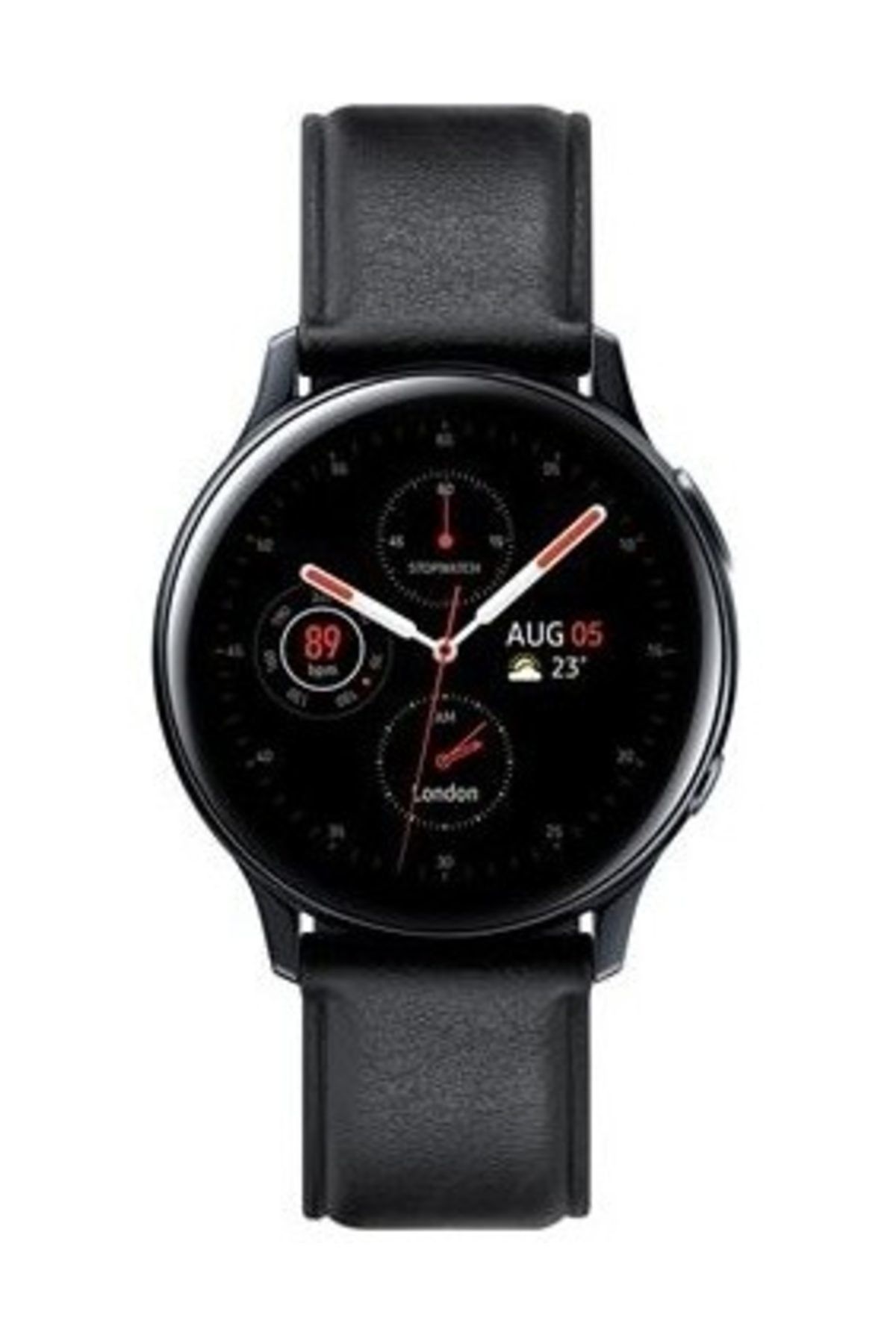 Samsung Galaxy Watch Active2 40mm Paslanmaz Çelik Siyah Akıllı Saat (Samsung Türkiye Garantili)