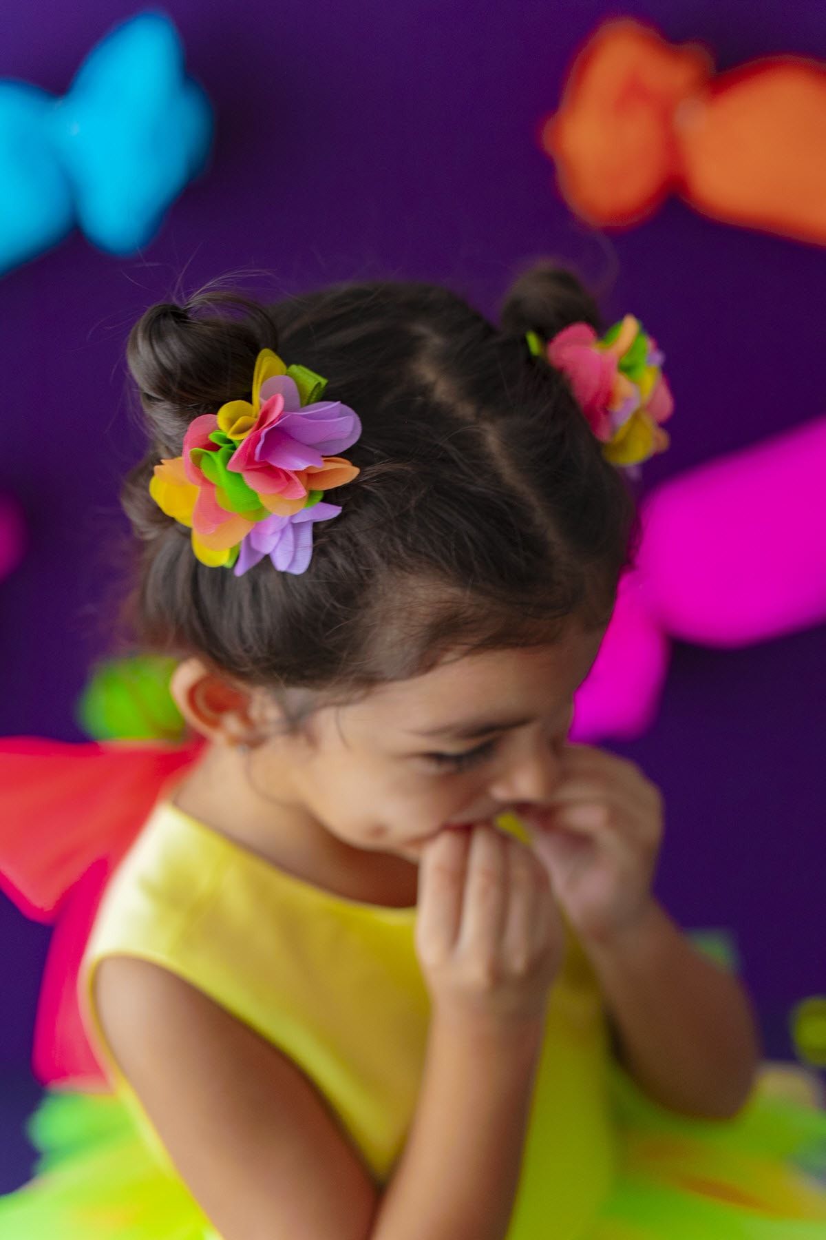 Pixy Love Renkli Kız Çocuk 2'li Klips Frida