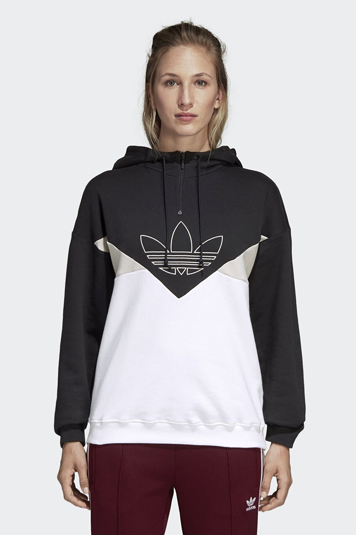 adidas Kadın Originals Sweatshirt - Og Hoodie - DH3024