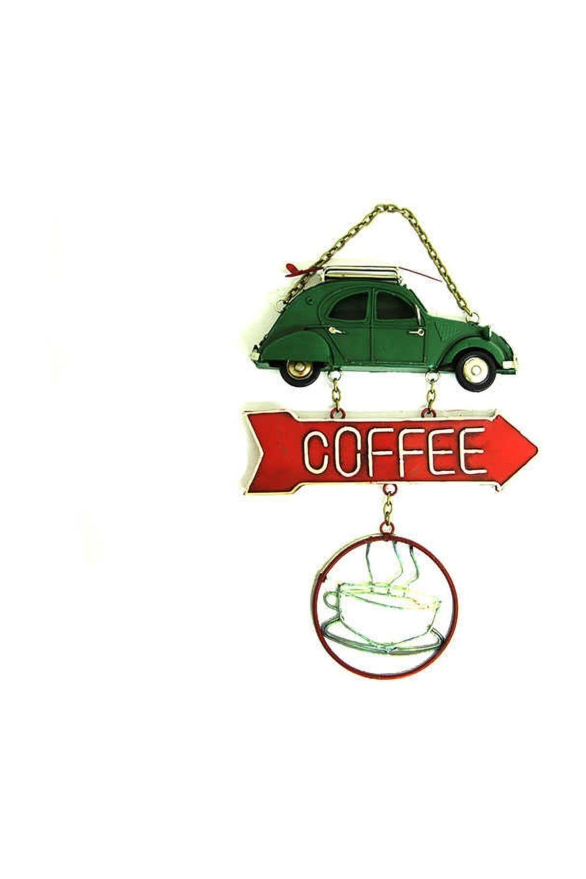 Hediye Mevsimi Coffee Dekoratif Metal Kapı Yazısı