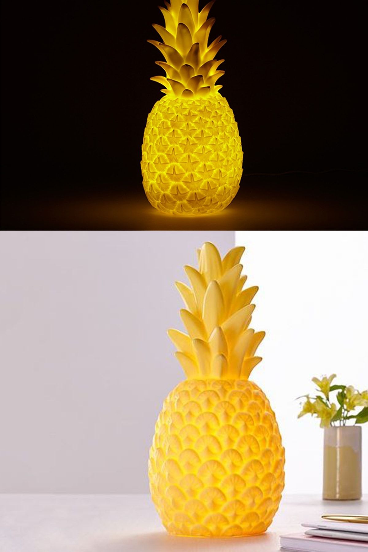 Buffer Ananas Desenli Büyük Boy Masa Lambası