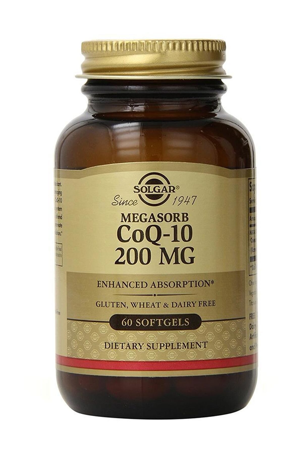 Solgar Co-Q10 (Coenzyme Q10) 200 Mg 30 Kapsül Fiyatı, Yorumları - Trendyol
