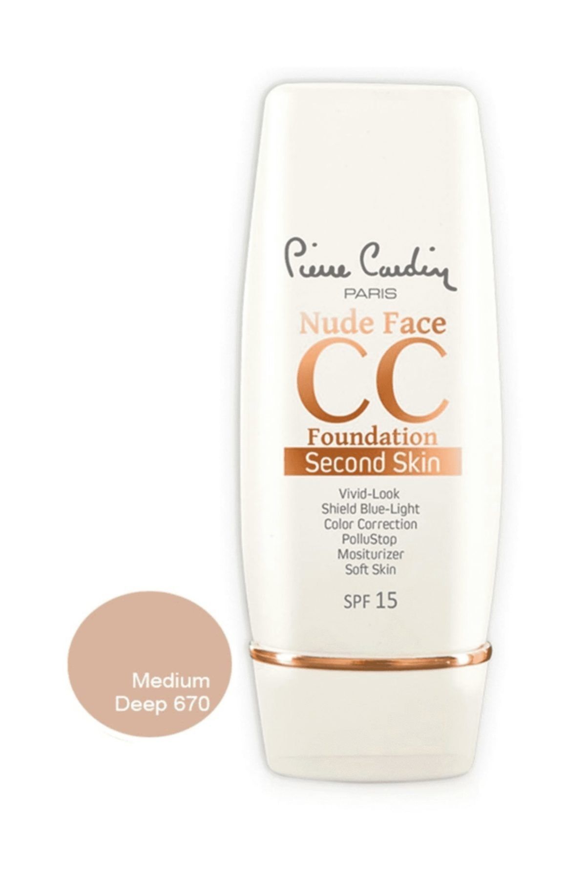 Pierre Cardin Nude Face Cc Cream (spf 15) - Medium Deep