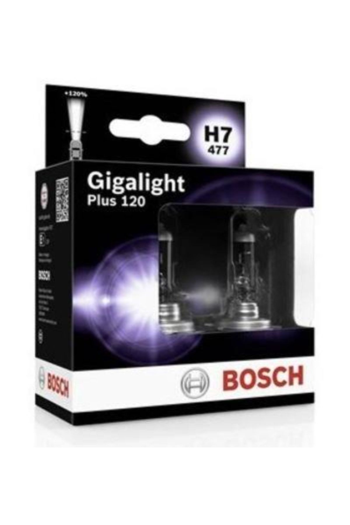 Bosch Gigalight Plus 120 H7 Ampül 2'li Set