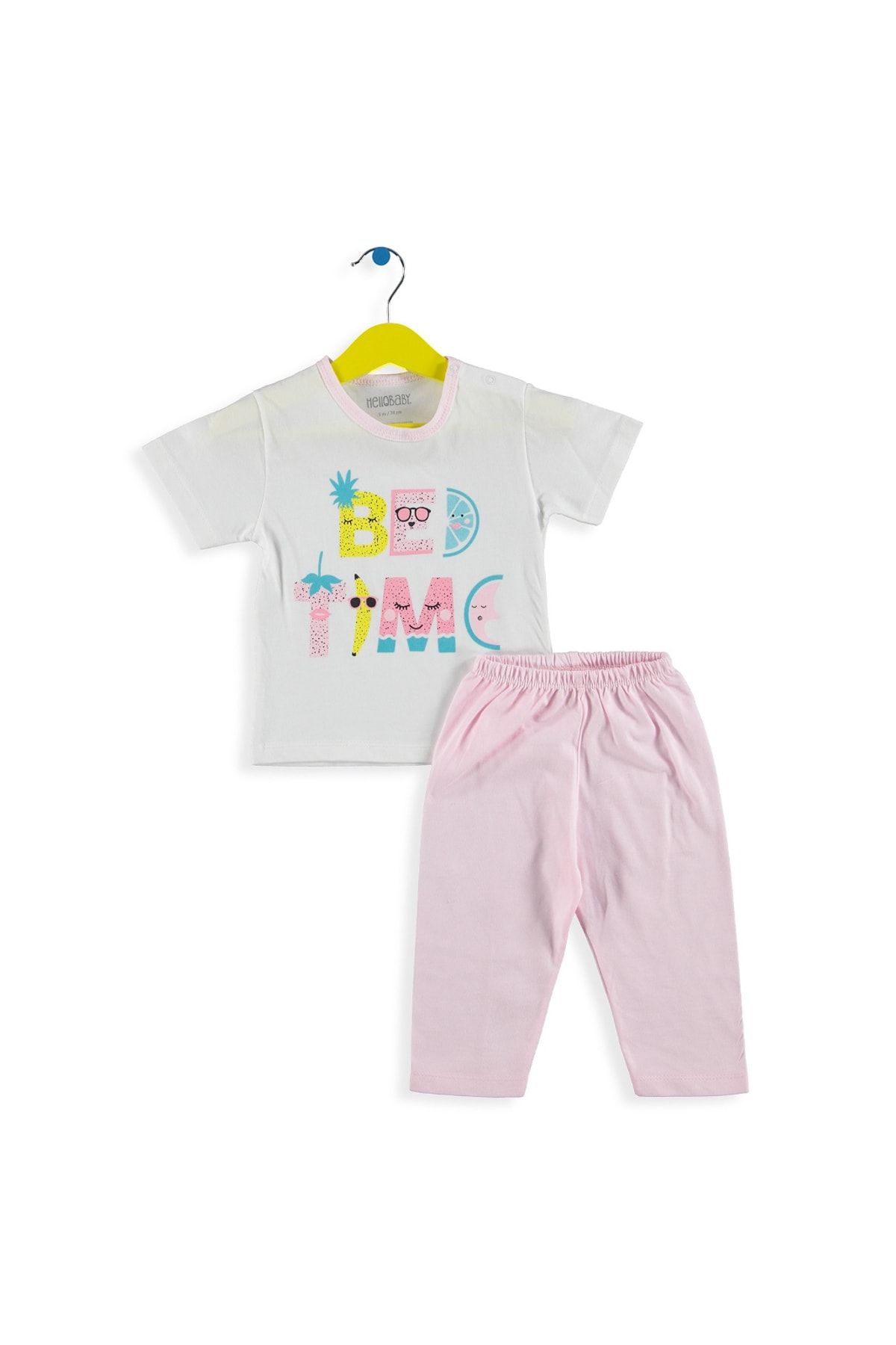 HelloBaby Bebek Kısa Kollu Pijama Takımı