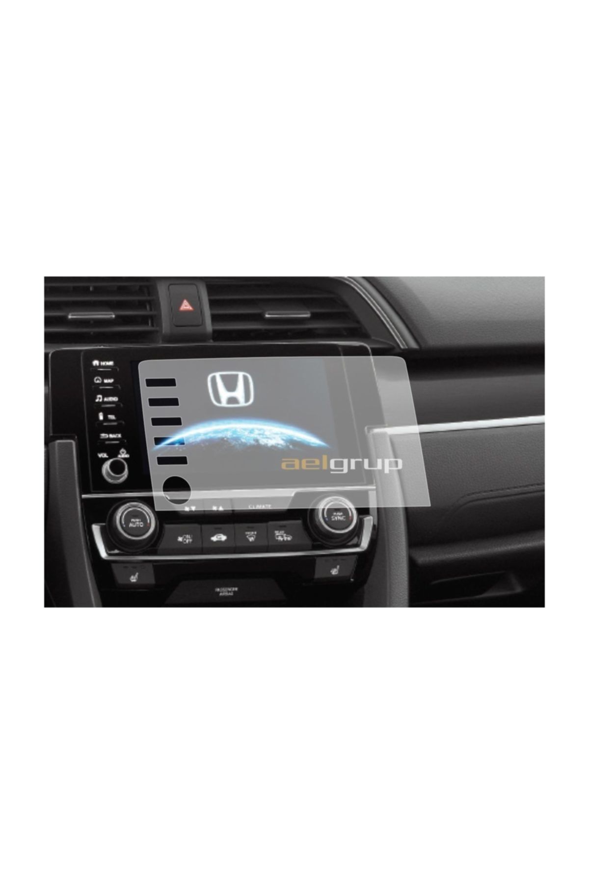 Honda Civic Makyajlı Kasa Fc 5 Navigasyon Ekran Koruyucu Film