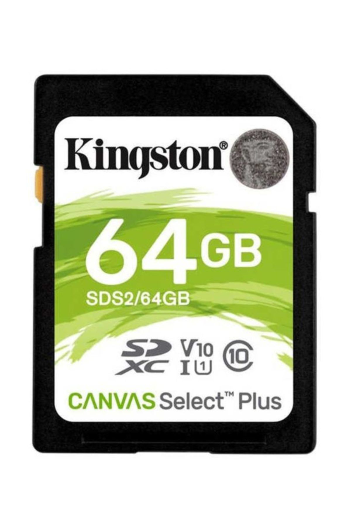 Kingston Sds2 64 Gb Sdhc Canvas Select Plus 100r C10 Uhs-i U1 V10 Sd Hafıza Kartı