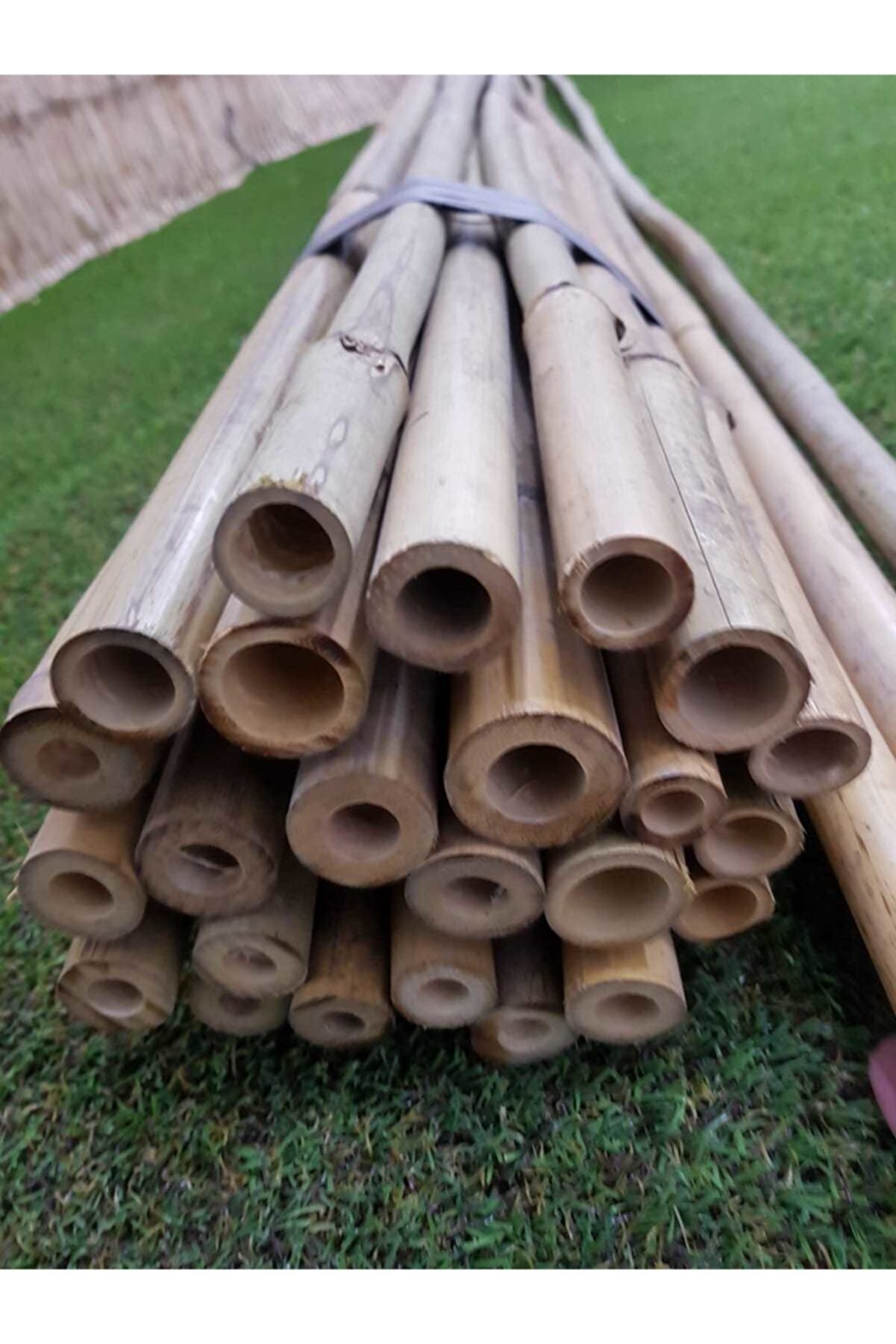 Ekodoğa Bambu Çubuk 300 Cm 5 Adet 26-28 Mm Bambu Çubuğu Bambu Çubukları Bitki Destek Çubuğu