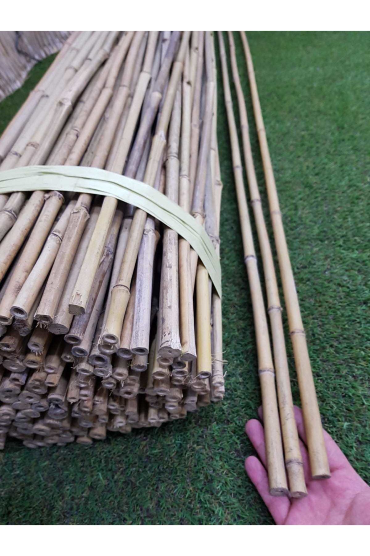 Ekodoğa Bambu Çubuk Dekoratif 180 cm 15 Adet 14-16 mm