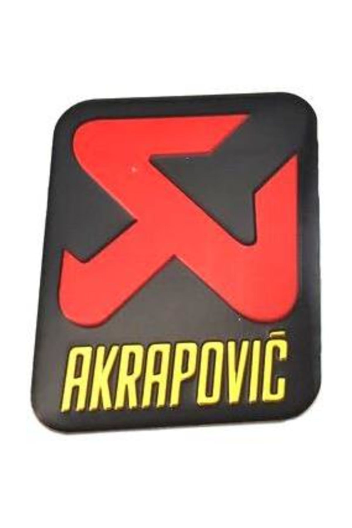 Knmaster Akrapovic Kare Alüminyum Sticker 6x5.5