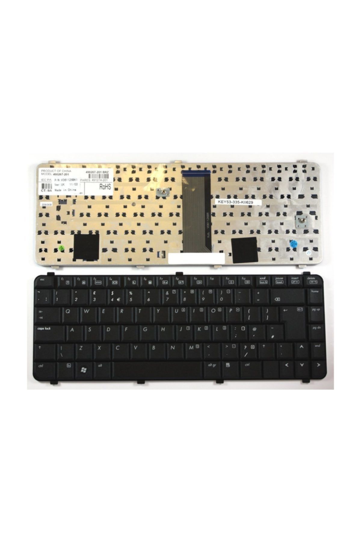 HP 6735 Notebook Klavye (tr)