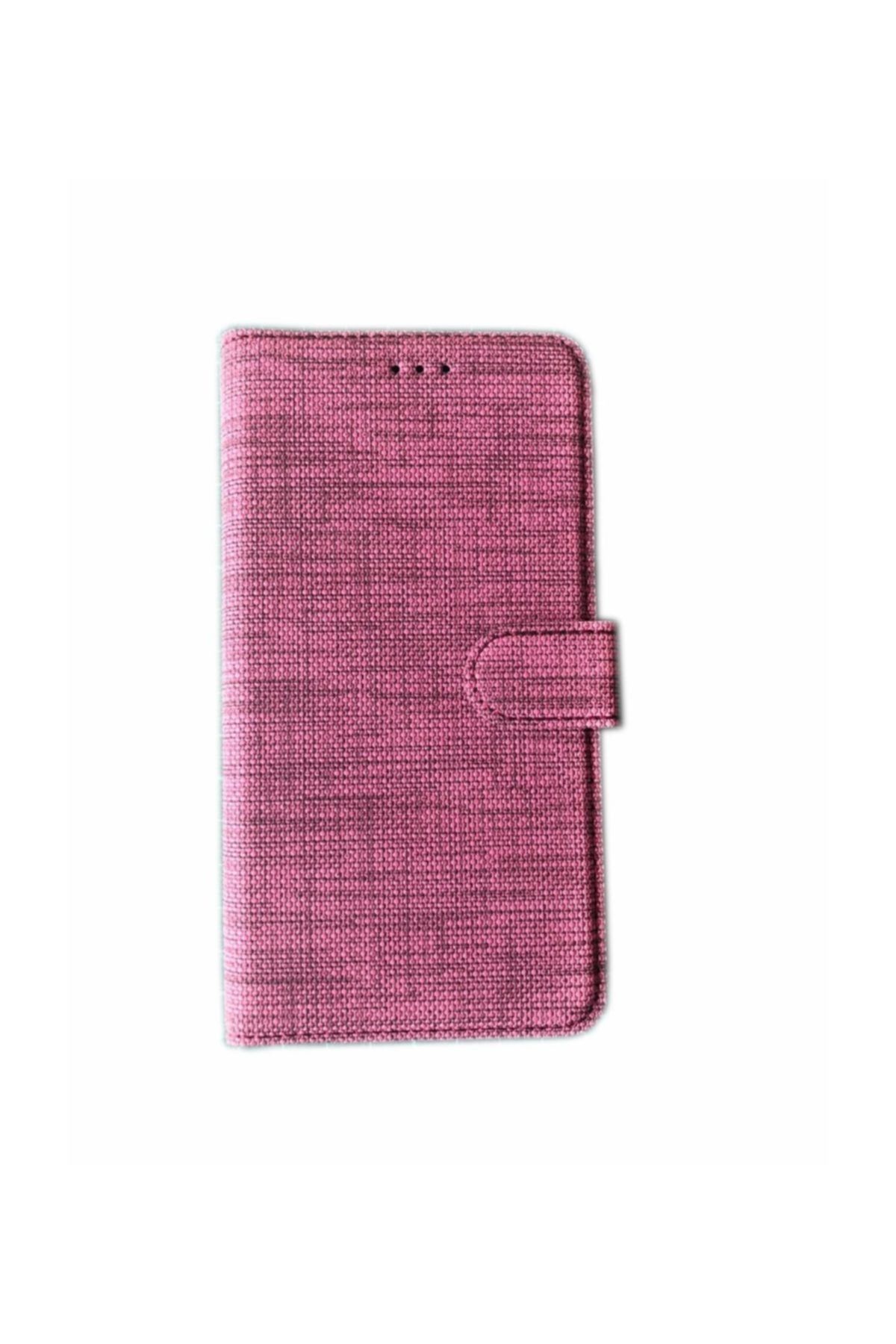KNY Apple Iphone 7 Kılıf Kumaş Desenli Cüzdanlı Kapaklı Kartlıklı Kılıf