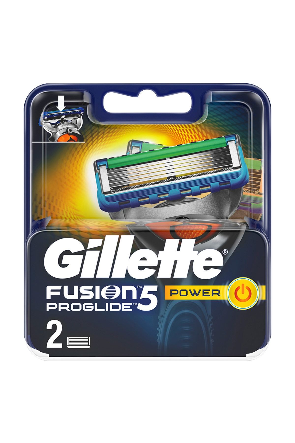 Gillette Fusion Proglide Power Yedek Tıraş Bıçağı 2'Li