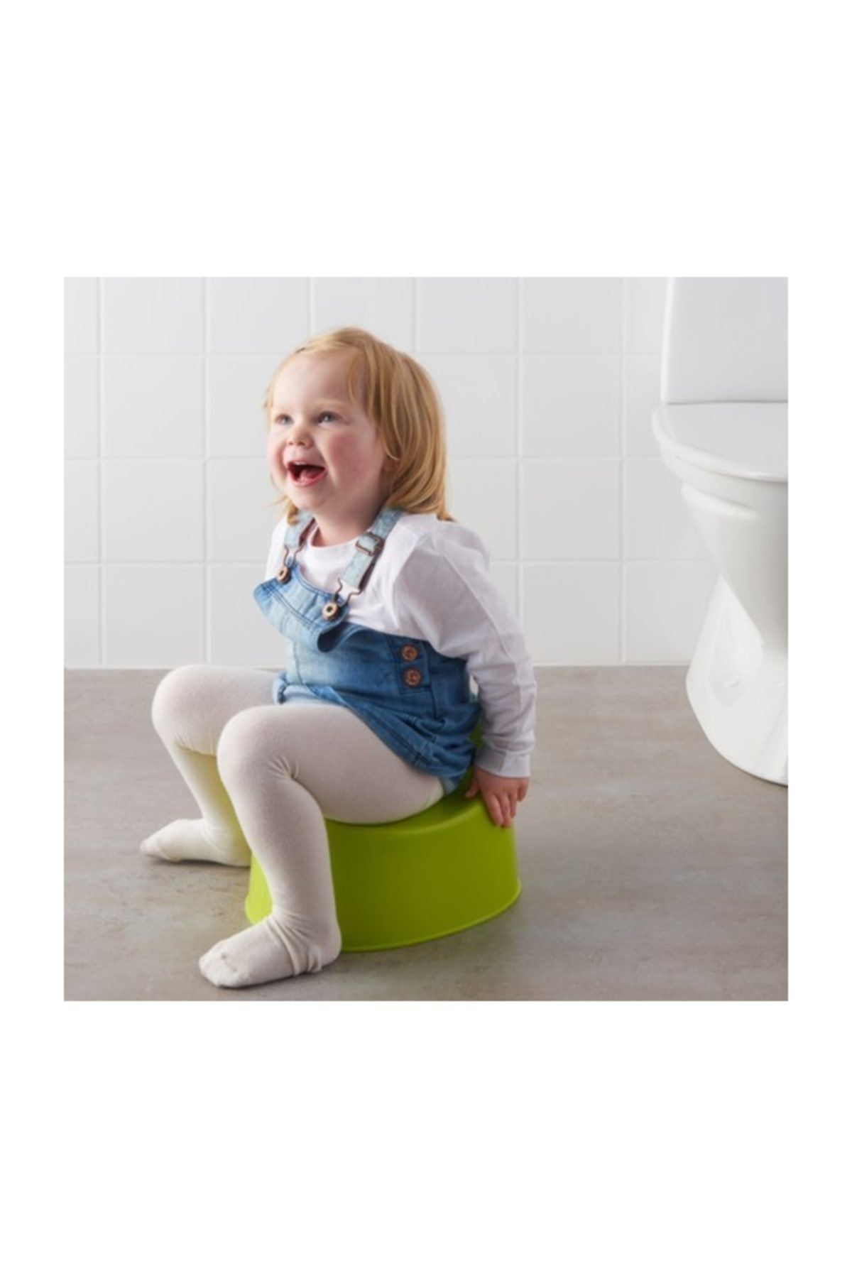 IKEA Yeşil Lilla Çocuk Lazımlık Tuvalet Eğitimi