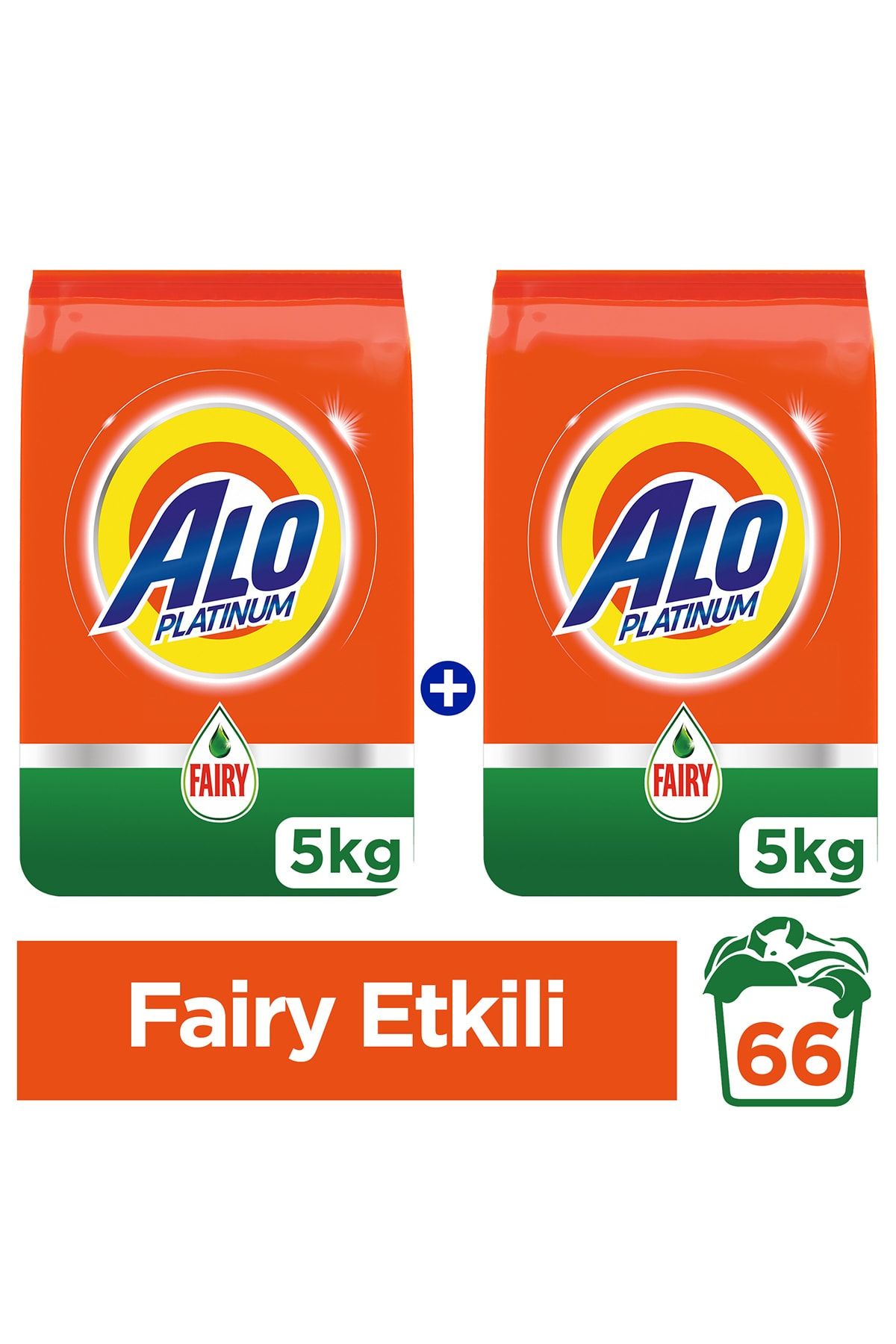 Alo Platinum Toz Çamaşır Deterjanı Fairy Etkili 5 kg + 5 kg