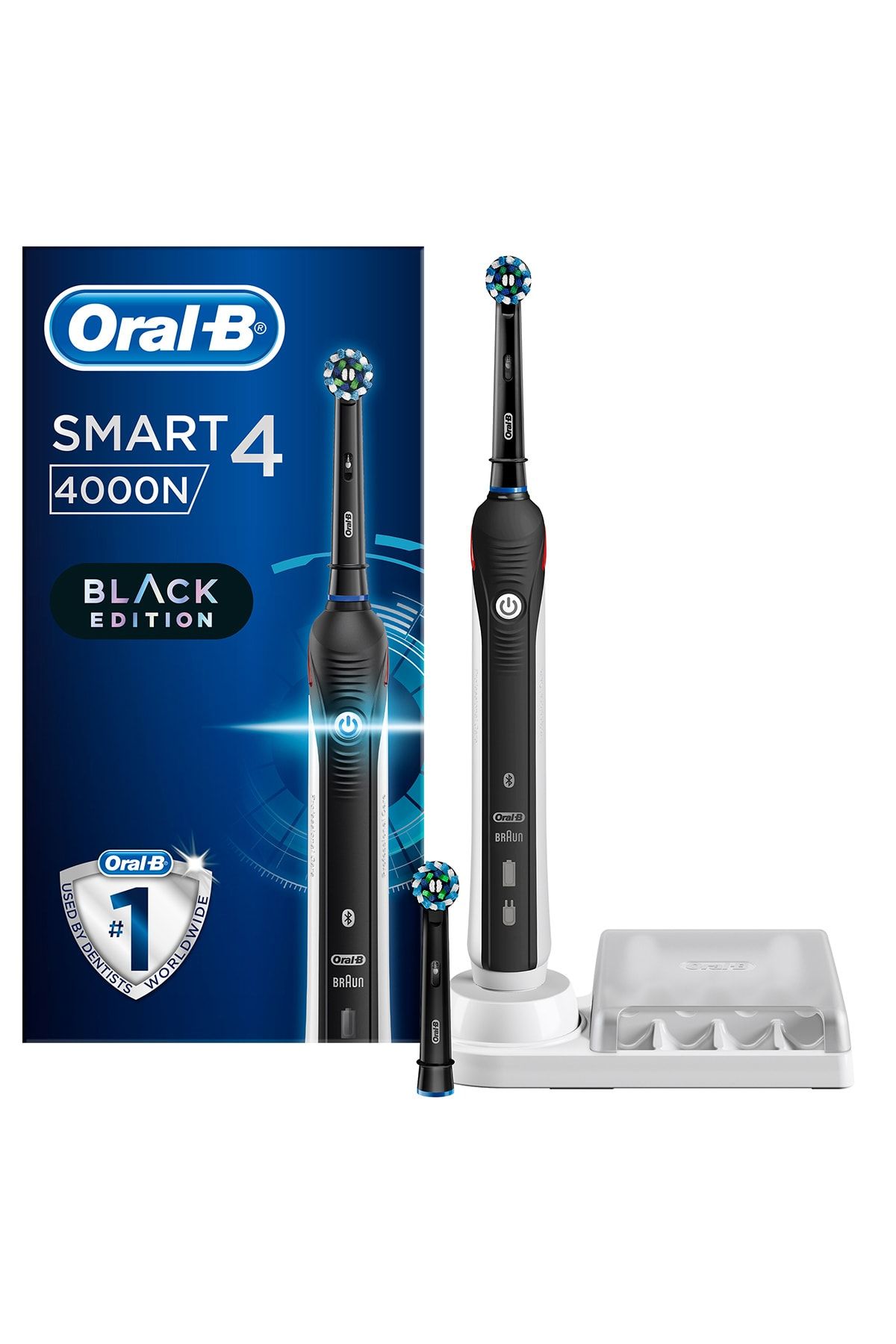 Oral-B Smart 4000 Şarj Edilebilir Diş Fırçası Cross Action Siyah