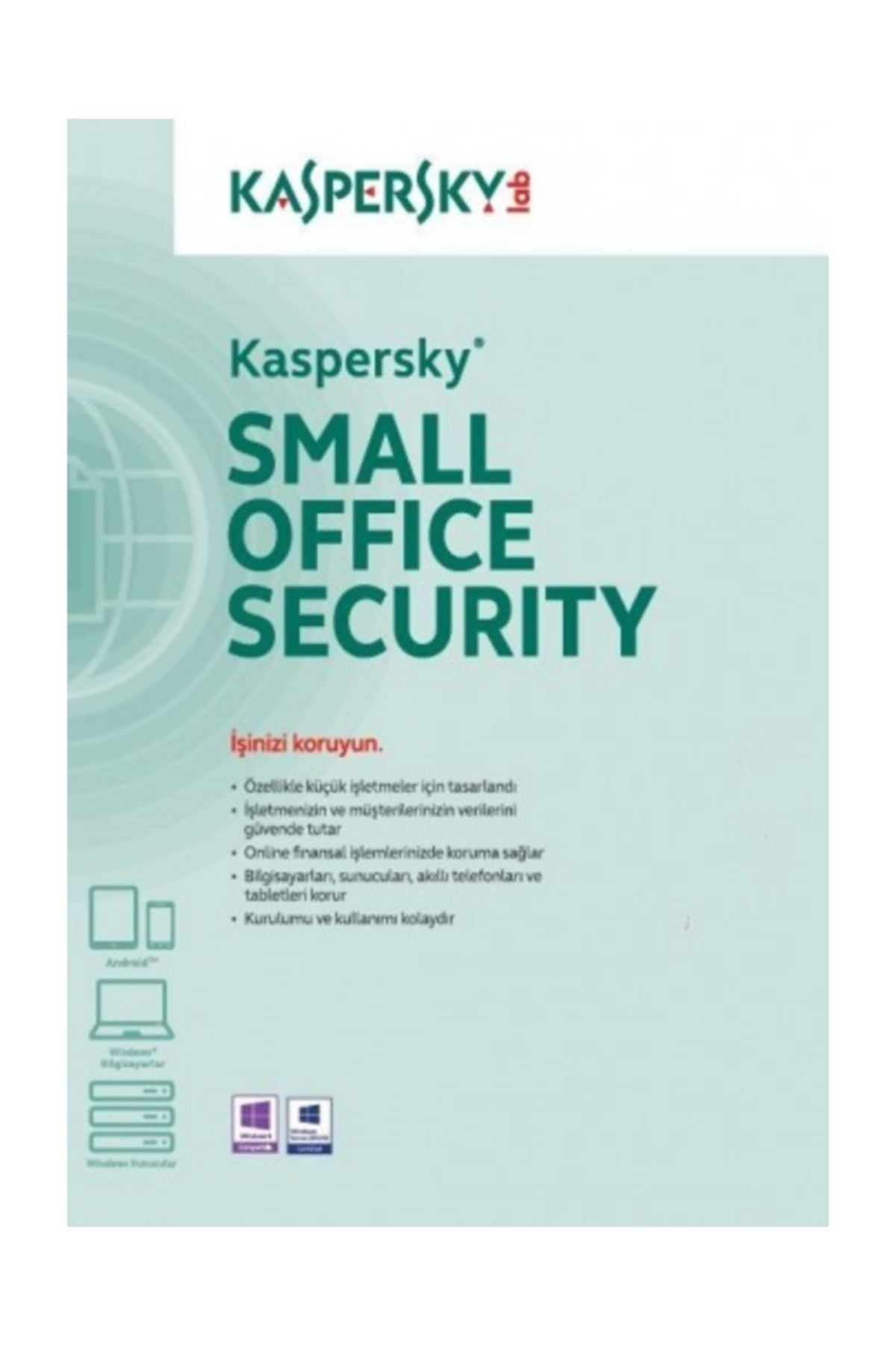 Kaspersky Small Offıce Security 1server + 5user  1 Yıl