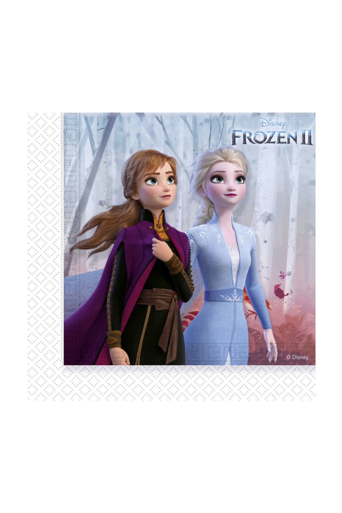 TT Tahtakale Toptancıları Frozen 2 Temalı  Kağıt Peçete 33x33 Cm (20 Adet)