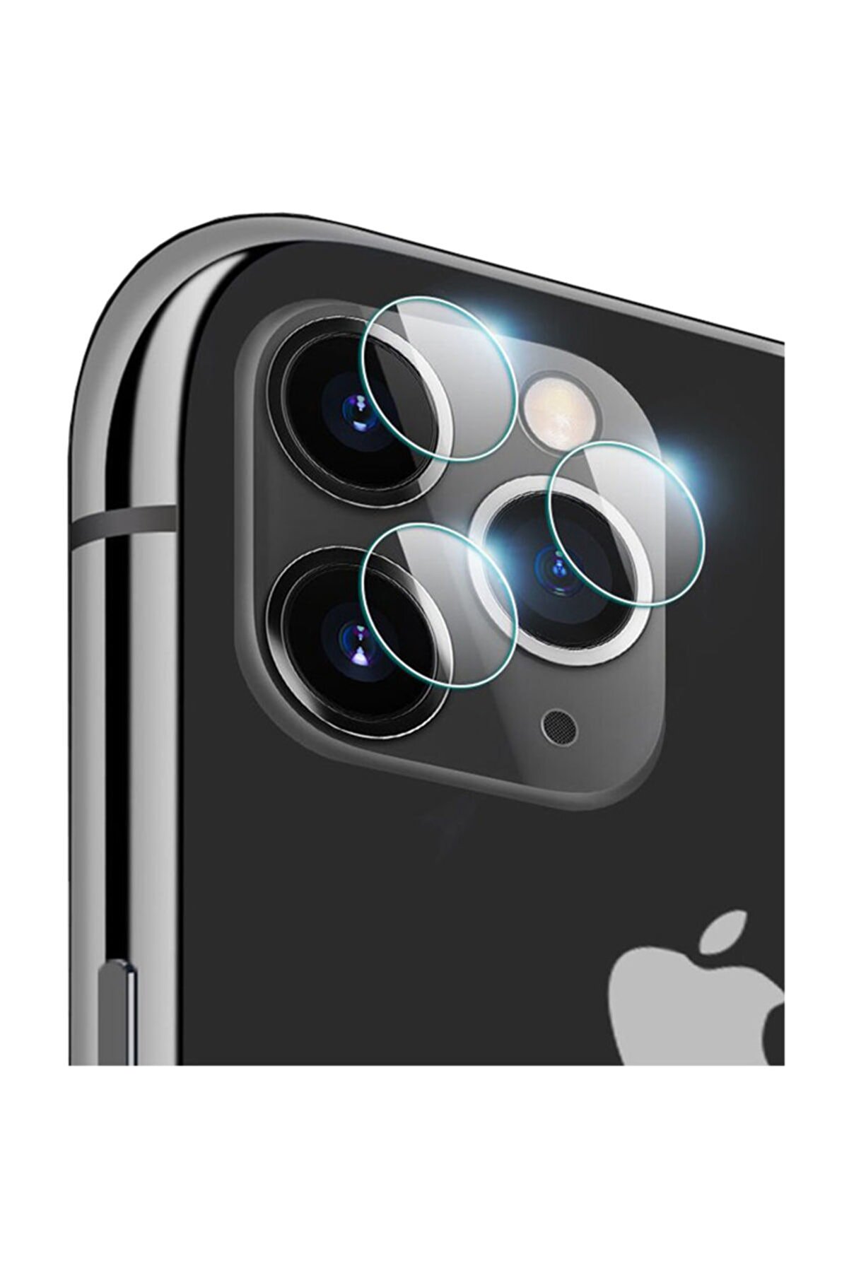 Microcase Iphone 11 Pro Max Kamera Camı Lens Koruyucu Nano Esnek Film