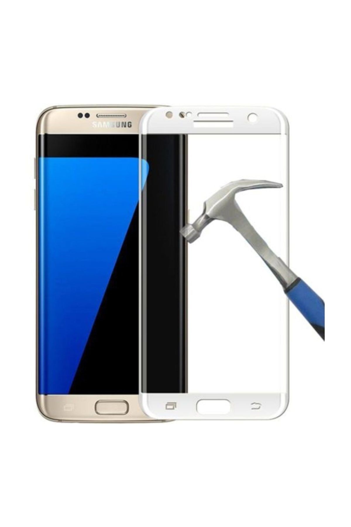 CaseStreet Samsung Galaxy S7 Edge Full Kapatan Renkli Cam