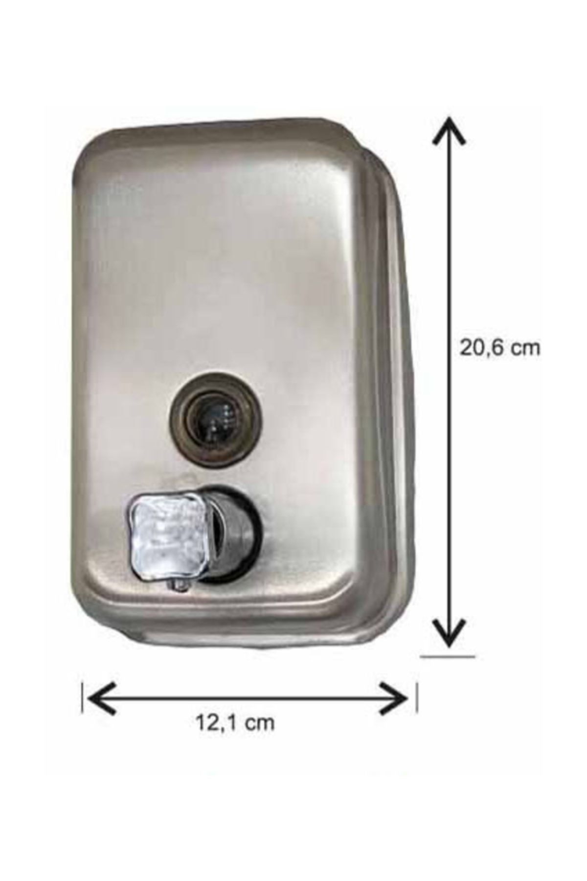 Arı Metal Arımetal Mat Krom Sıvı Sabun Dispenseri / 1 Lt.