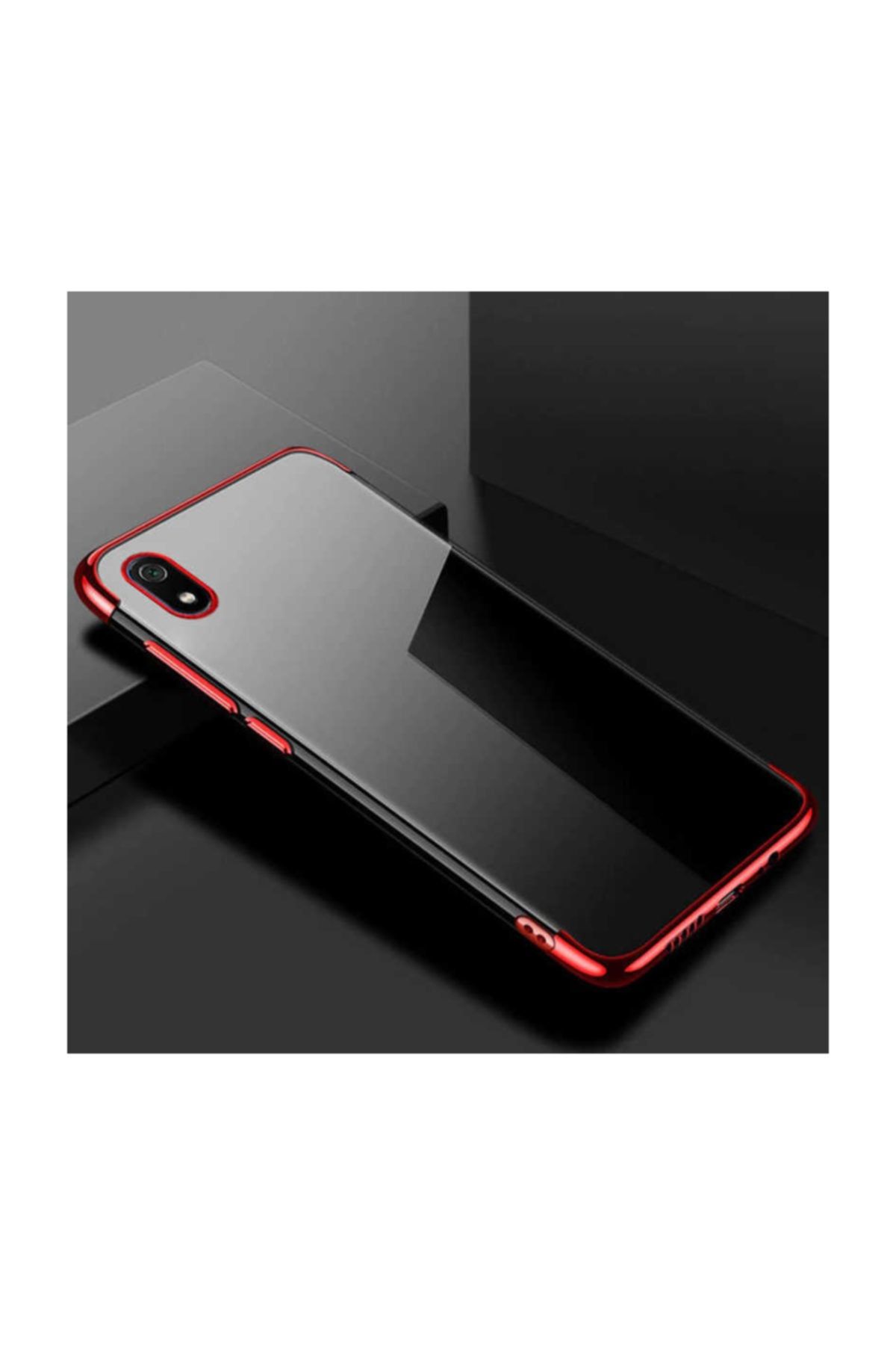Dijimedia Xiaomi Redmi 7a Kılıf  Dört Köşeli Lazer Silikon