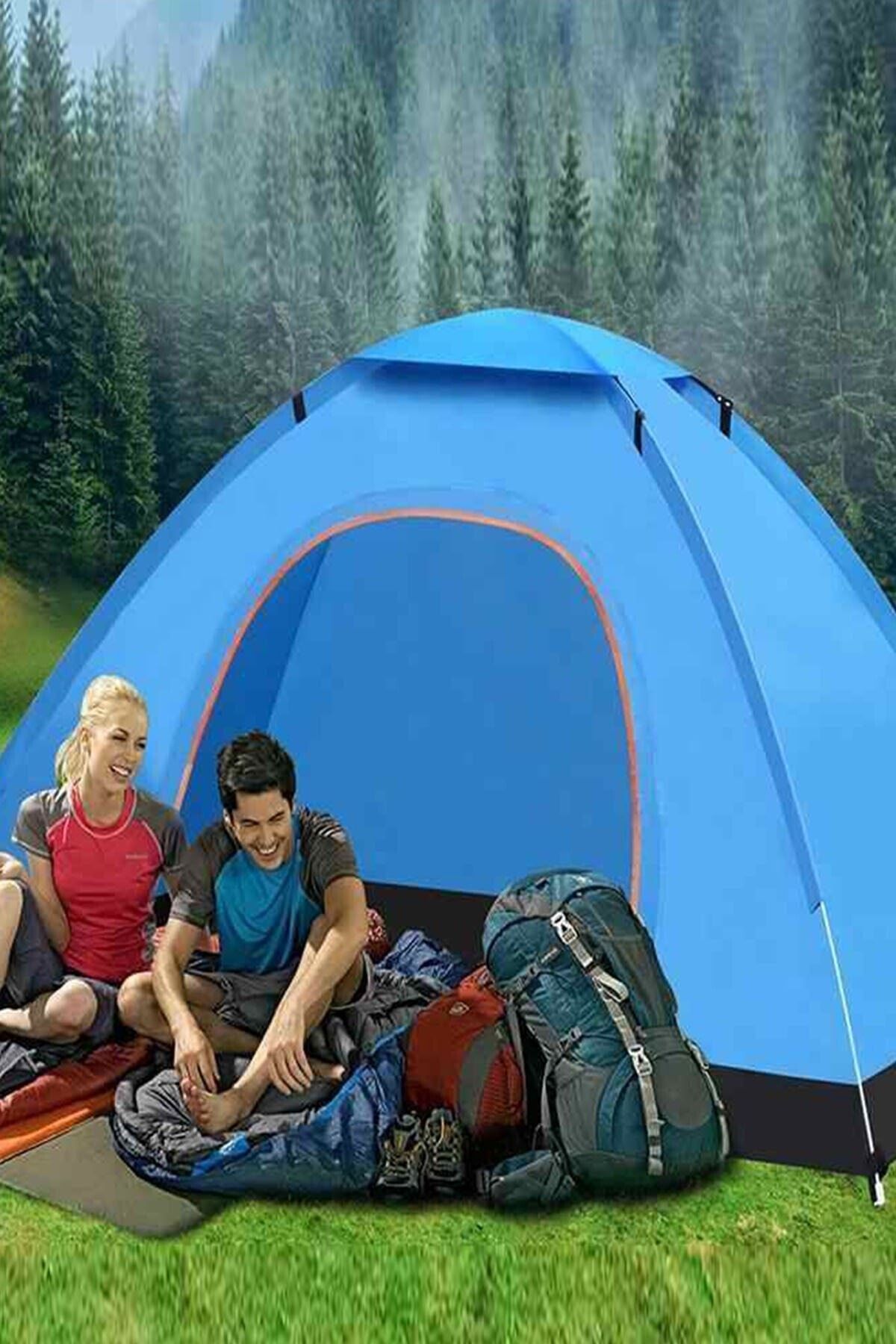 Markafox 8 Kişilik Kaliteli Multi Renk Kamp Çadırı 300x220x170 Cm 8kcon