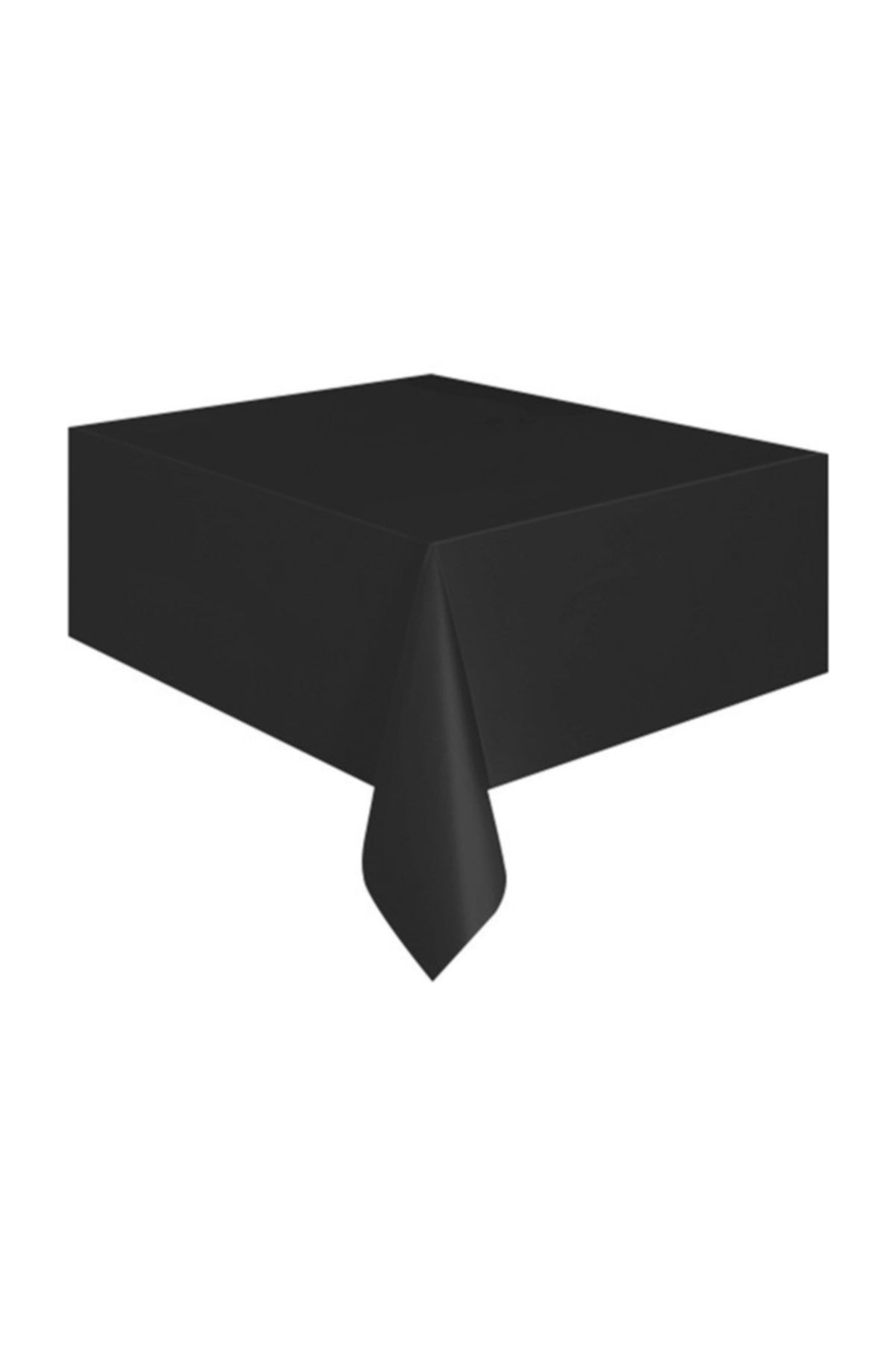 Cansüs Plastik Masa Örtüsü Siyah  120x180cm -1 Adet