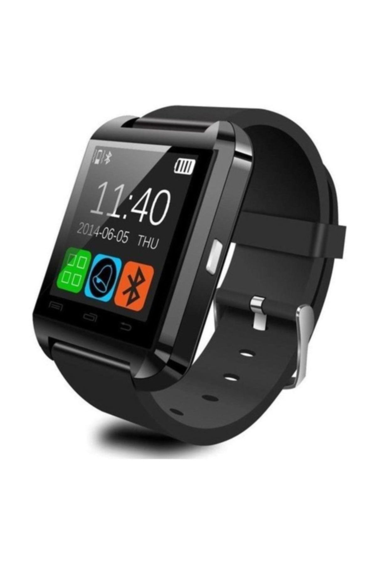 Polygold U8 Akıllı Saat Smart Watch Ios Ve Android Uyumlu Bluetooth Saat Siyah