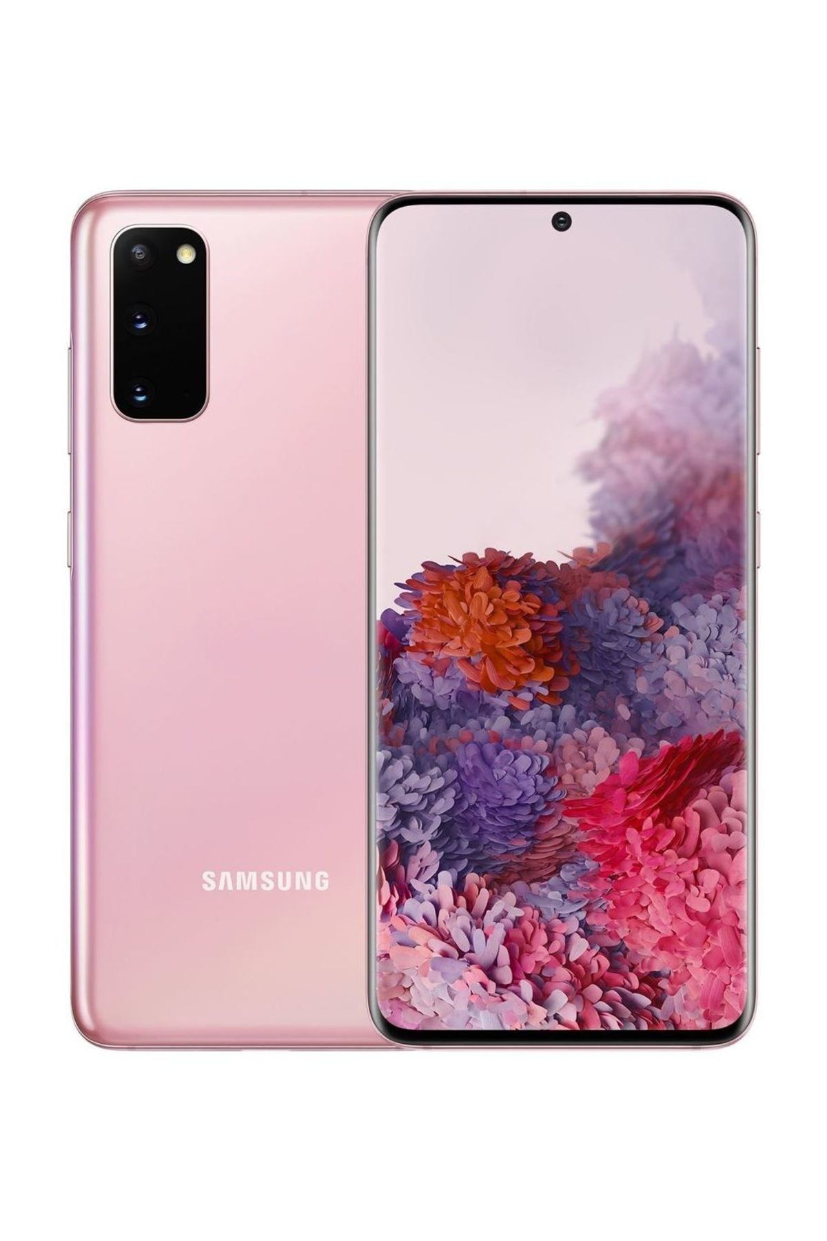 Samsung Galaxy S20 (Çift SIM) 128GB Kozmik Pembe Cep Telefonu (Samsung Türkiye Garantili)
