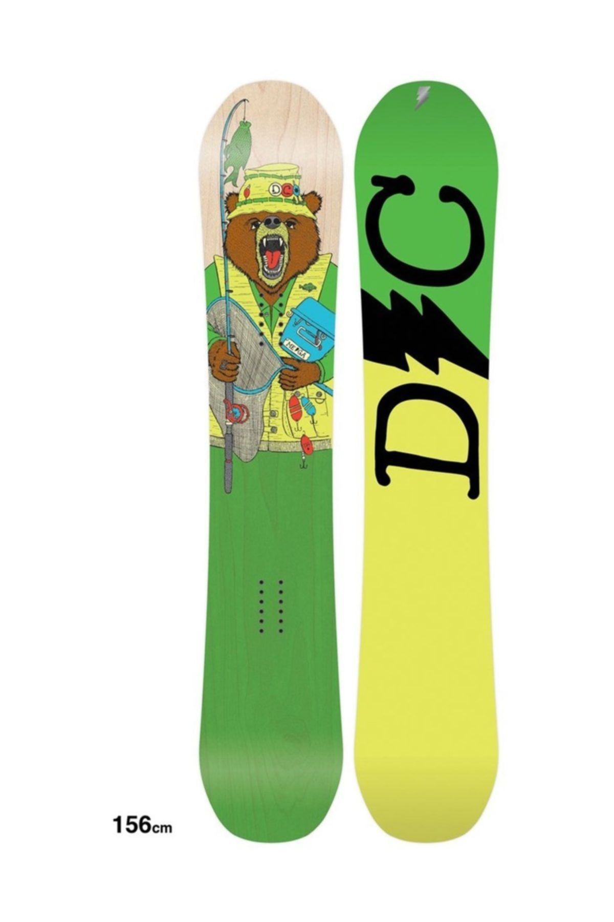 DC Snowboard-yeşil