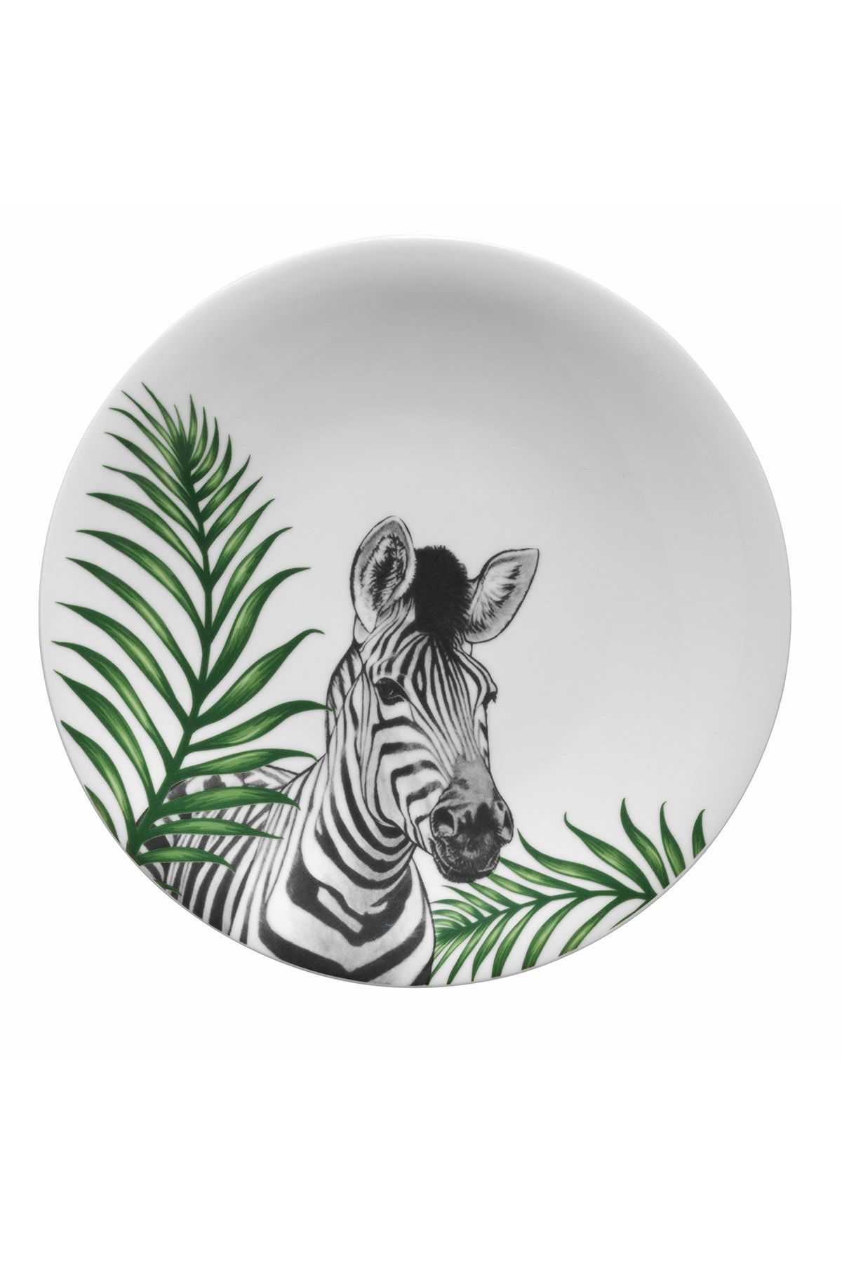 Kütahya Porselen Doğadakiler 27 cm Servis Tabağı Zebra