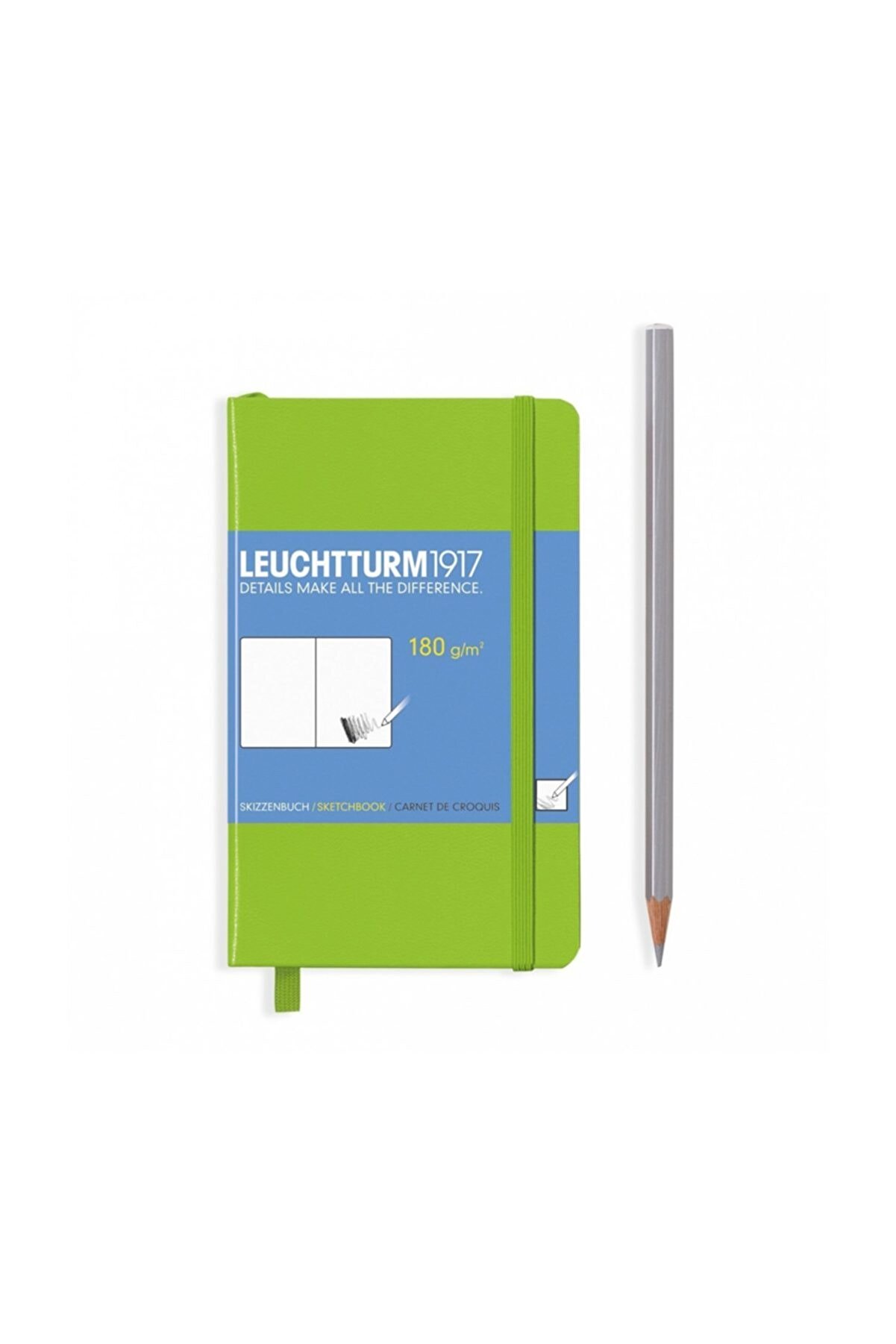 leuchtturm1917 Sketchbook Eskiz Defteri Cep Boy (A6), Sert Kapak 96