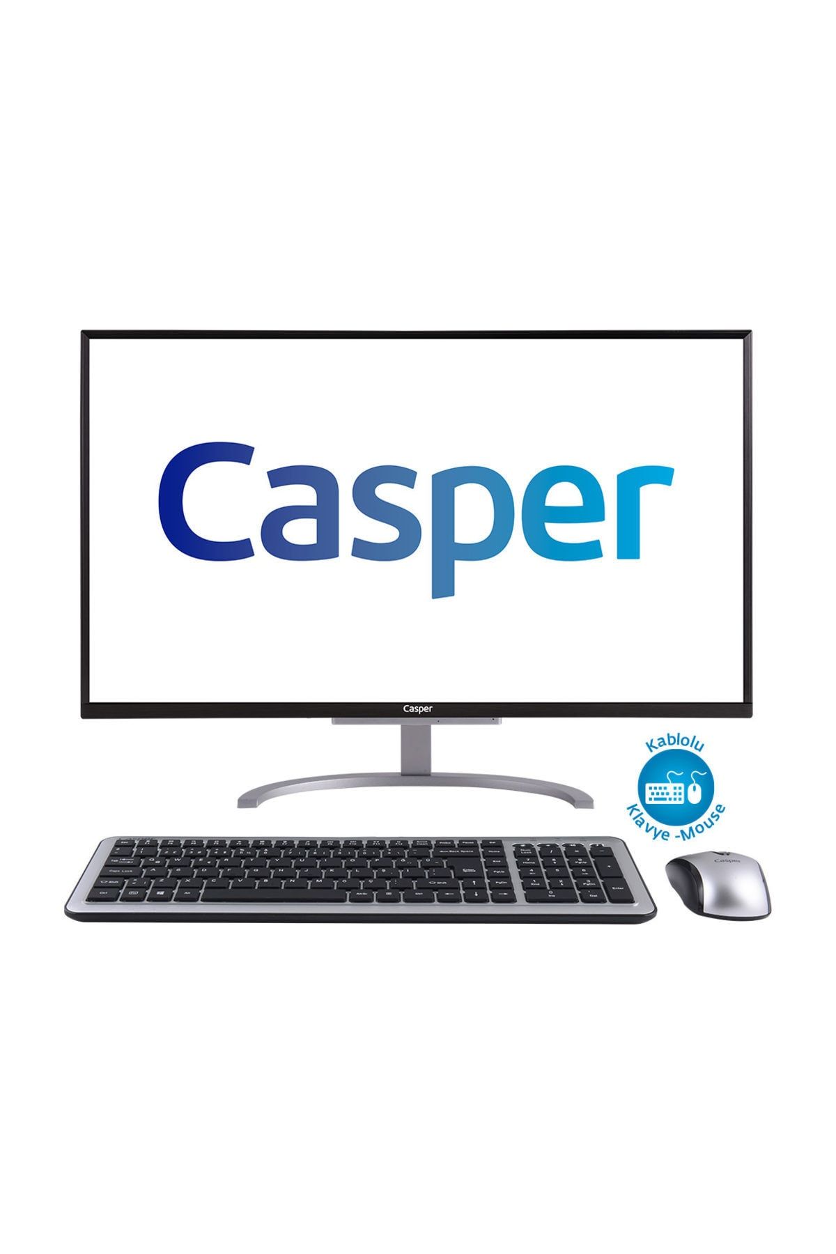 Casper Nirvana A45.8130-4100X 21.5'' Intel Core i3 4GB RAM 1TB+120 SSD Freedos Full HD