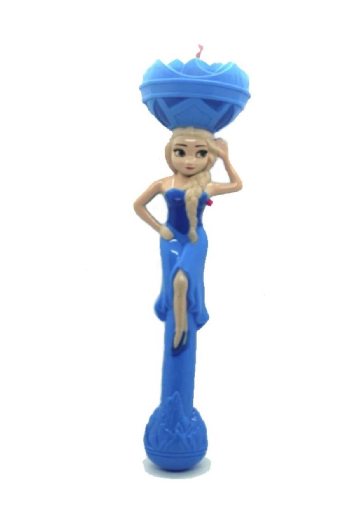 RoseRoi Frozen Karlar Ülkesi Elsa Işıklı Müzikli Meşale Disko Topu Mavi