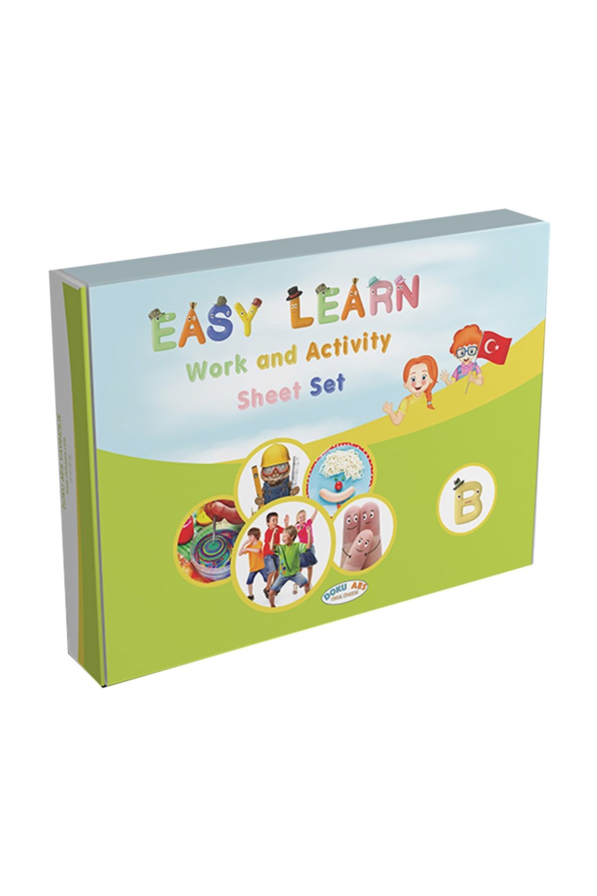 Doku AES Yayınları Easy Learn 5-6 Yaş Eğitim Seti B