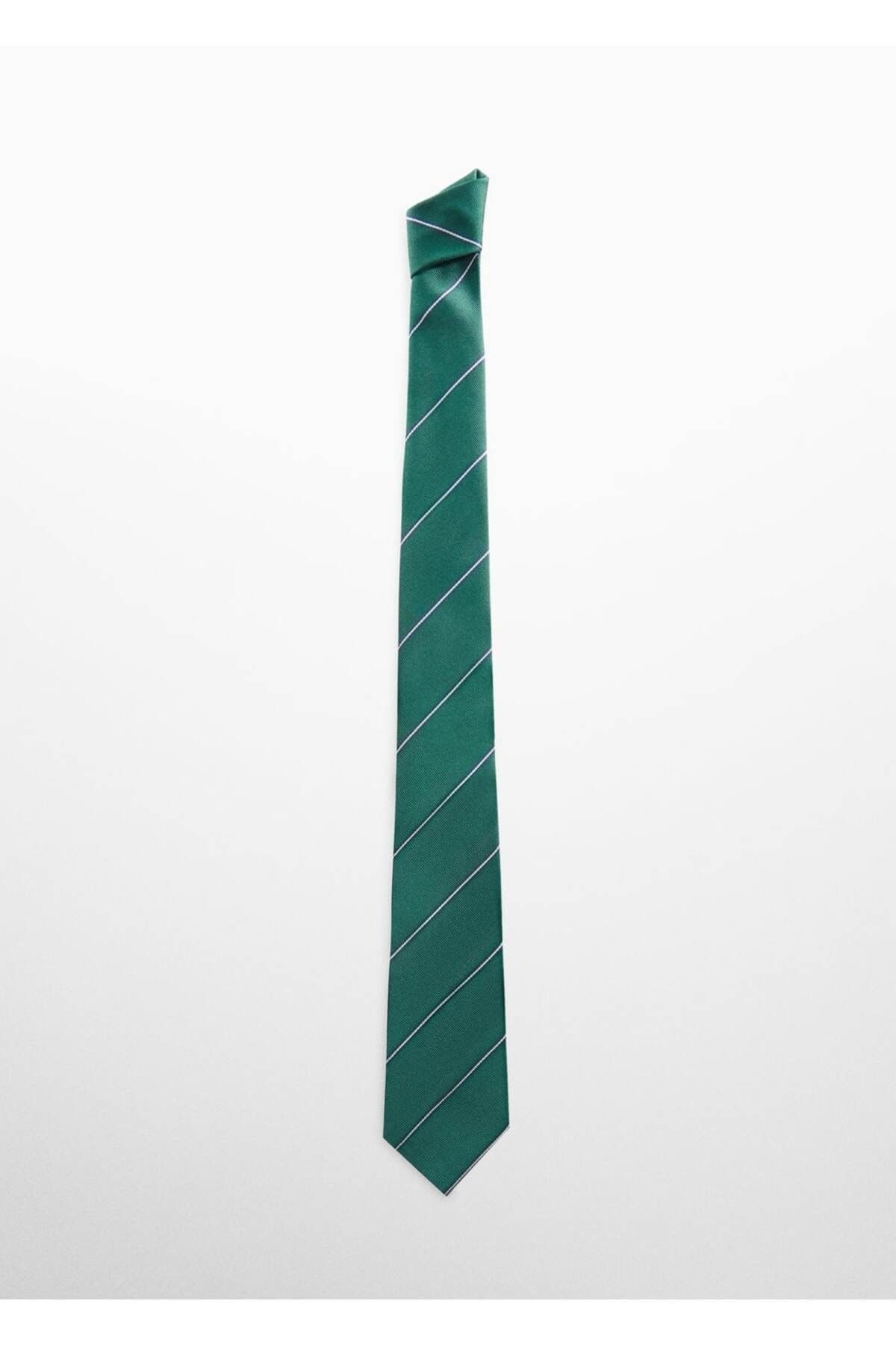 MANGO Teen Çizgili kravat