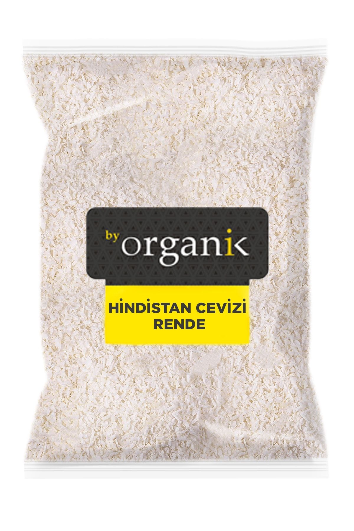 BY ORGANİK Hindistan Cevizi Rende 500 gr ( Iri Taneli, Kokulu, Yağı Alınmamış )