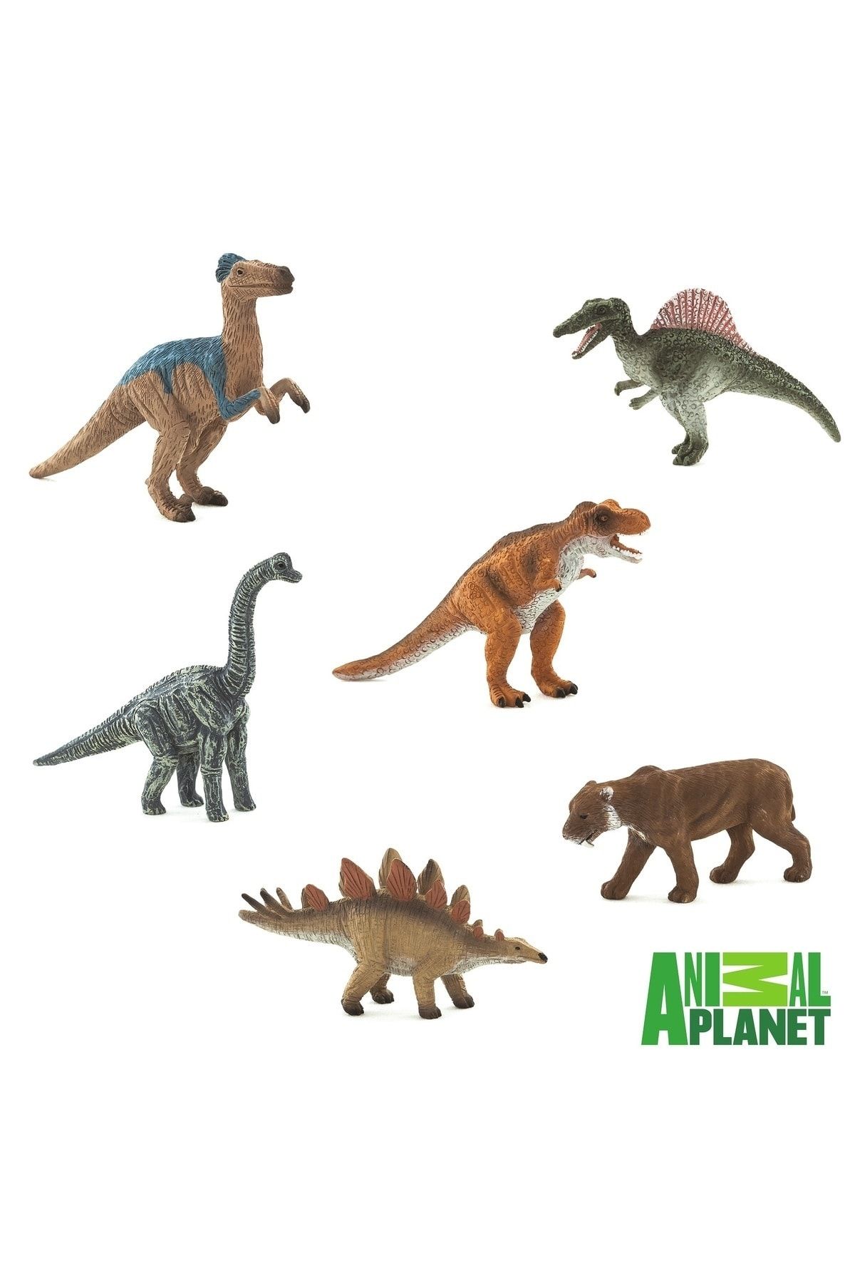 Animal Planet Dinozor Figürü (6'LI SET)