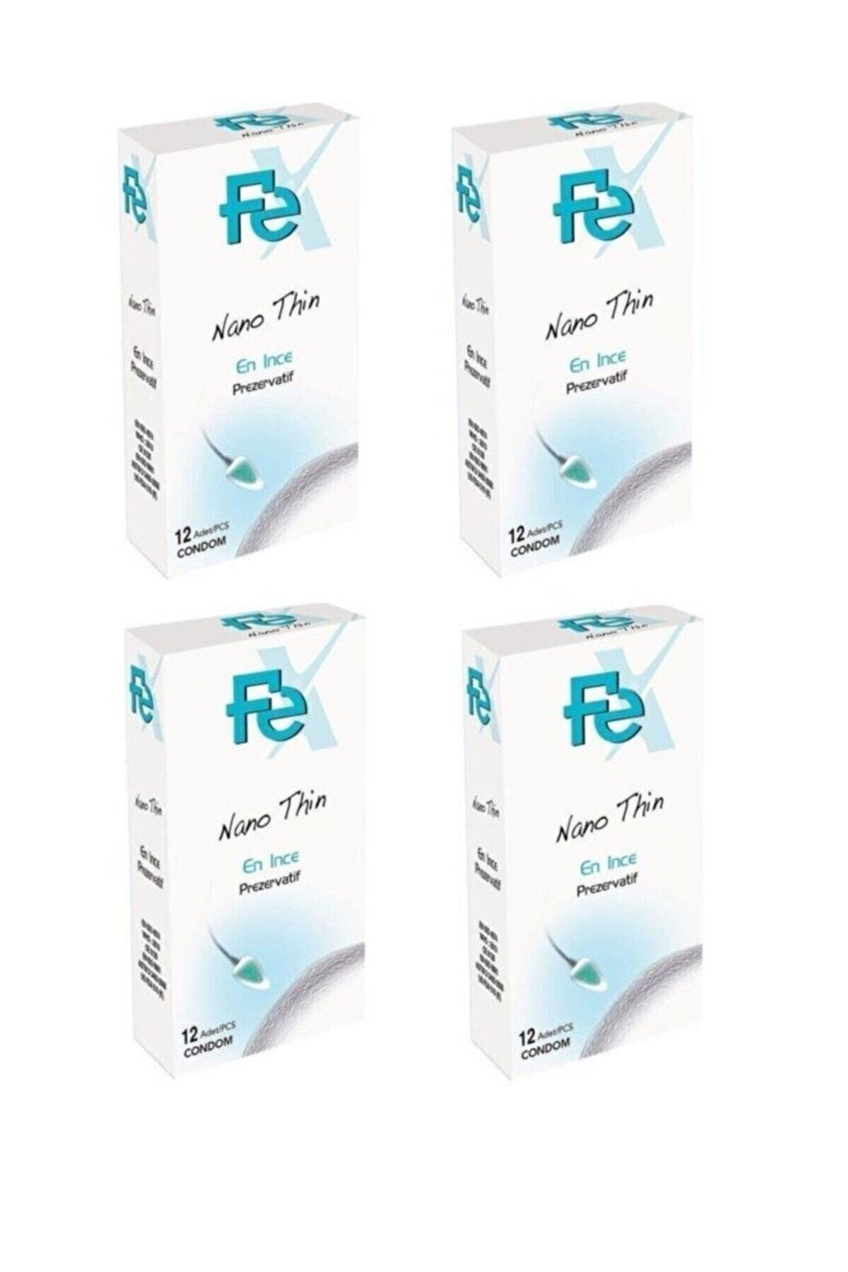 Fe Prezervatif En Ince Nano Thin 4 X 12 Li Paket