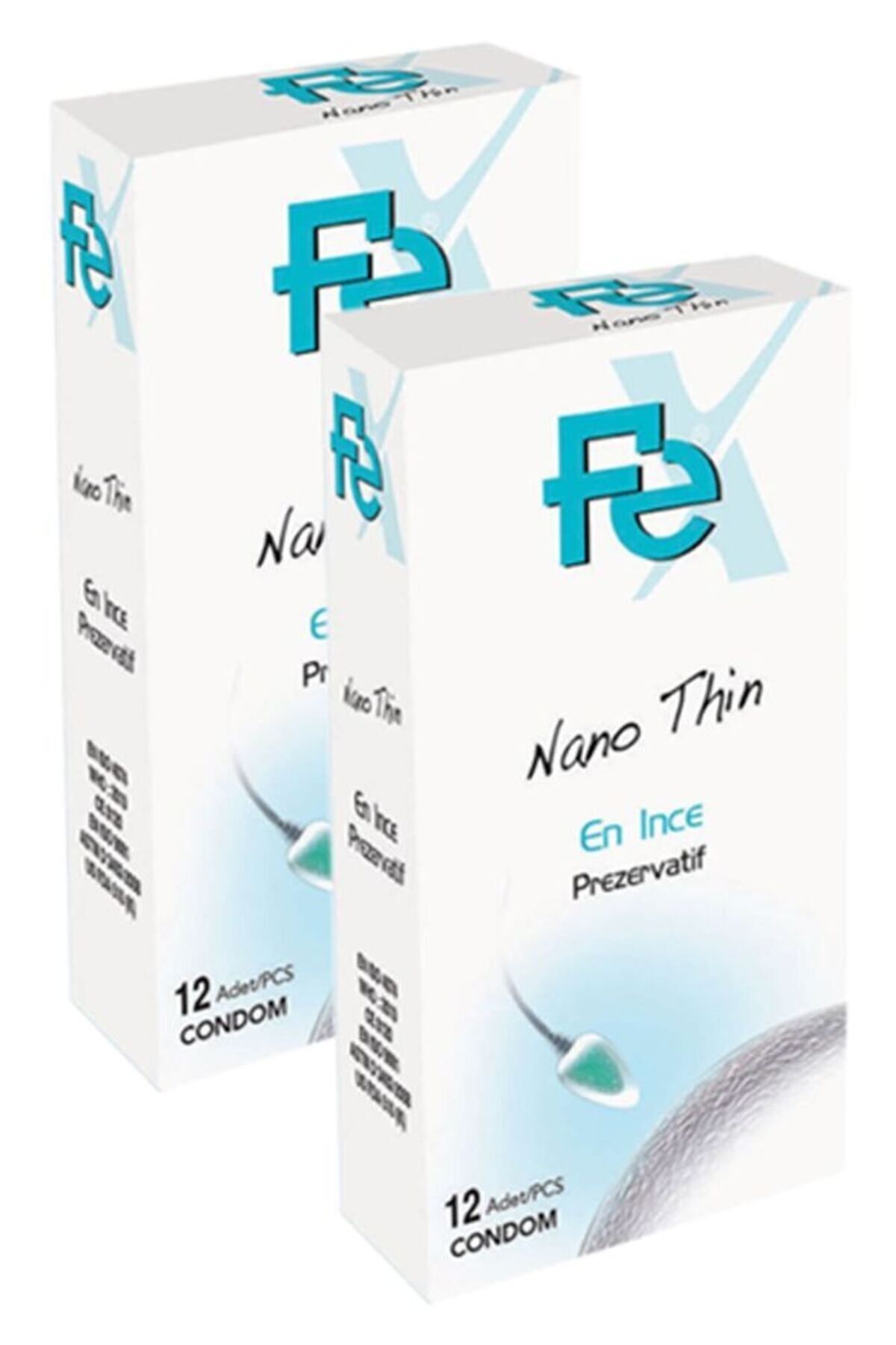 Fe Nano Thin En İnce Prezervatif 12 Li x 2 Adet