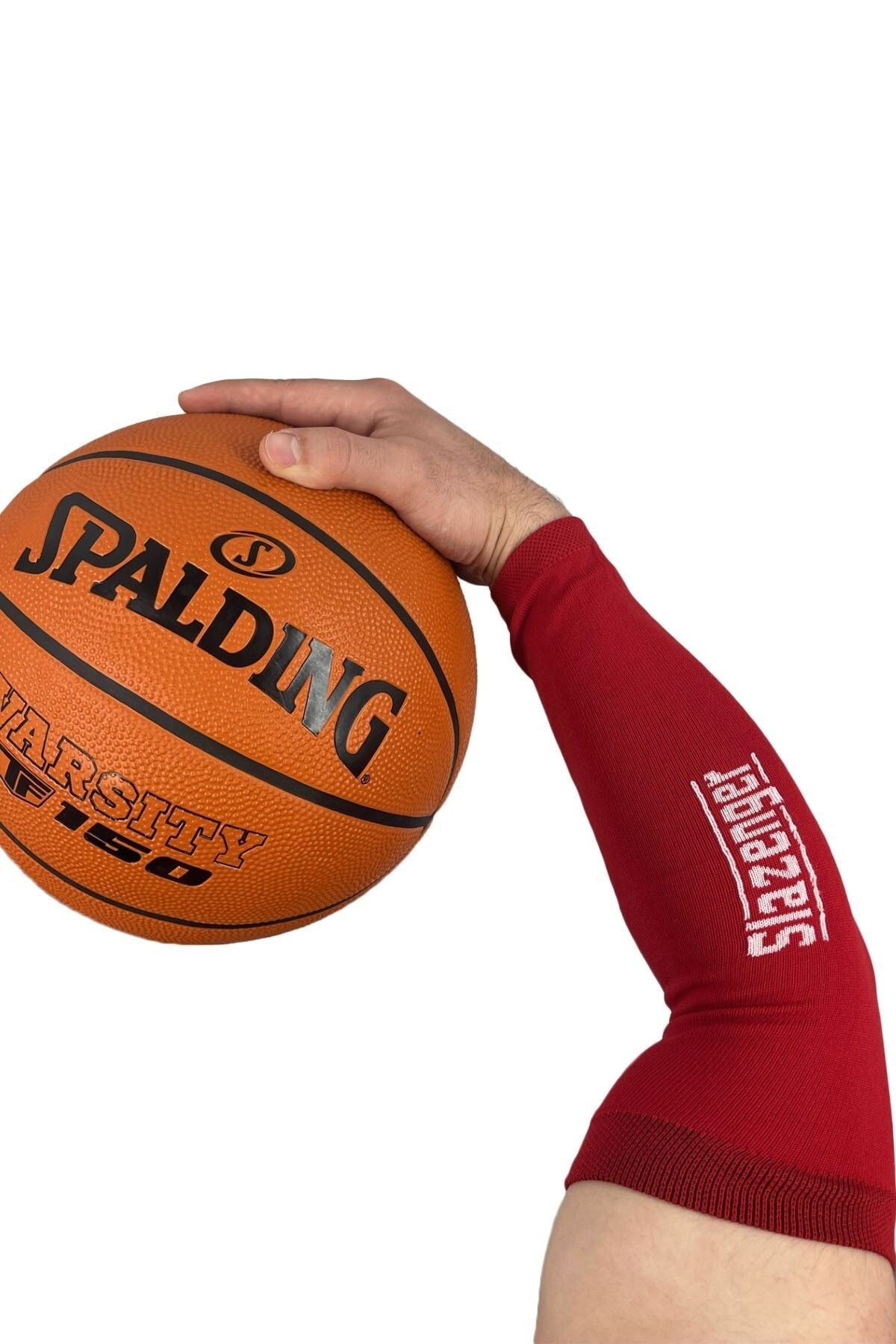 Slazenger Unisex - Likralı Kırmızı Basketbol Kolluğu - Slzgr-kknk