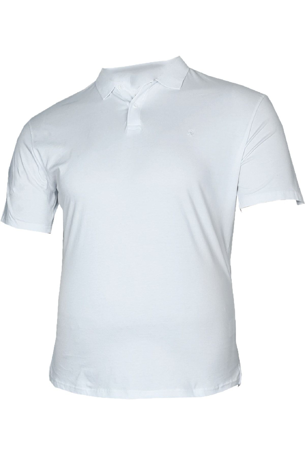 Extra Büyük Beden Polo Yaka Lakost T-shirt