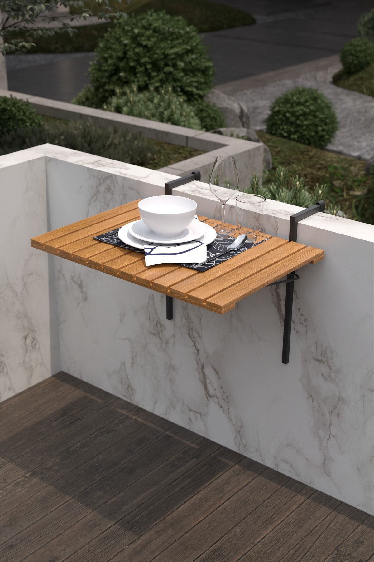 Retodesign Katlanır Askılı Balkon Masası  5001