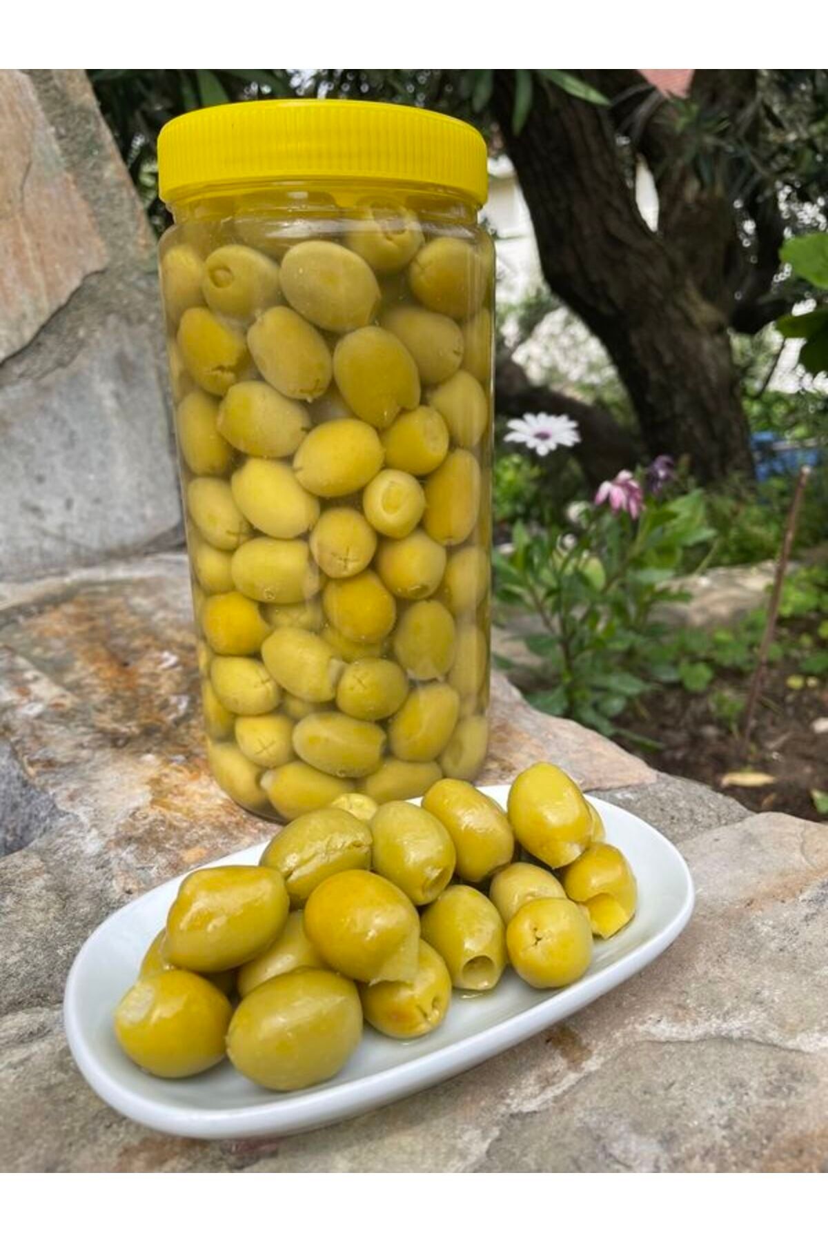RUHİ BEY ZEYTİNLERİ Limon Dolgulu Yeşil Zeytin 900 Gr