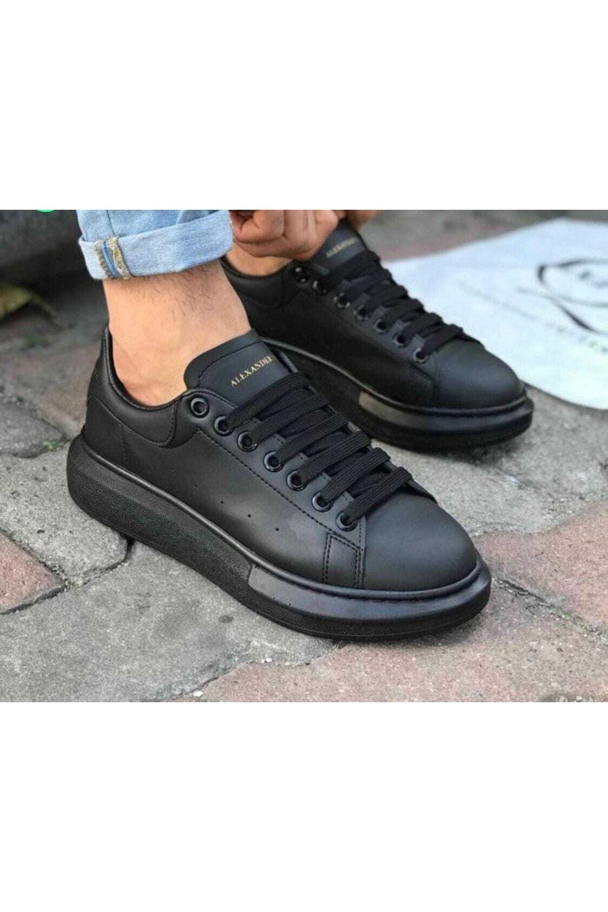 TREND Unisex Siyah Sneaker